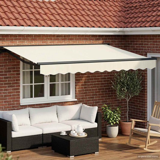 Elektrisch Uittrekbaar Zonnescherm 3,5 x 2,5 m is nu te koop bij PeponiXL, paradijselijk wonen!