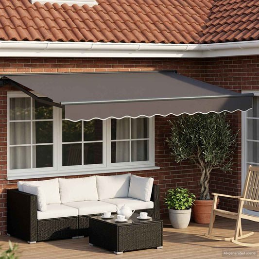 Elektrisch Uittrekbaar Zonnescherm 3,5 x 2,5 m is nu te koop bij PeponiXL, paradijselijk wonen!