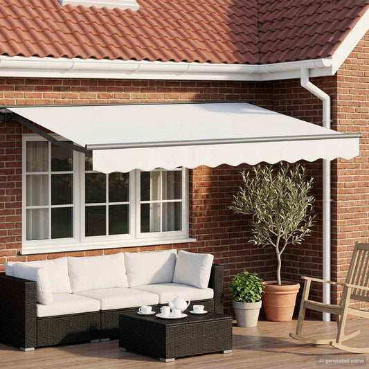 Elektrisch Uittrekbaar Zonnescherm 3,5 x 2,5 m is nu te koop bij PeponiXL, paradijselijk wonen!