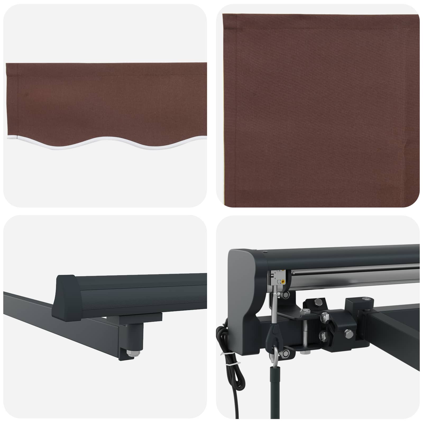 Elektrisch Uittrekbaar Zonnescherm 5 x 3 m is nu te koop bij PeponiXL, paradijselijk wonen!