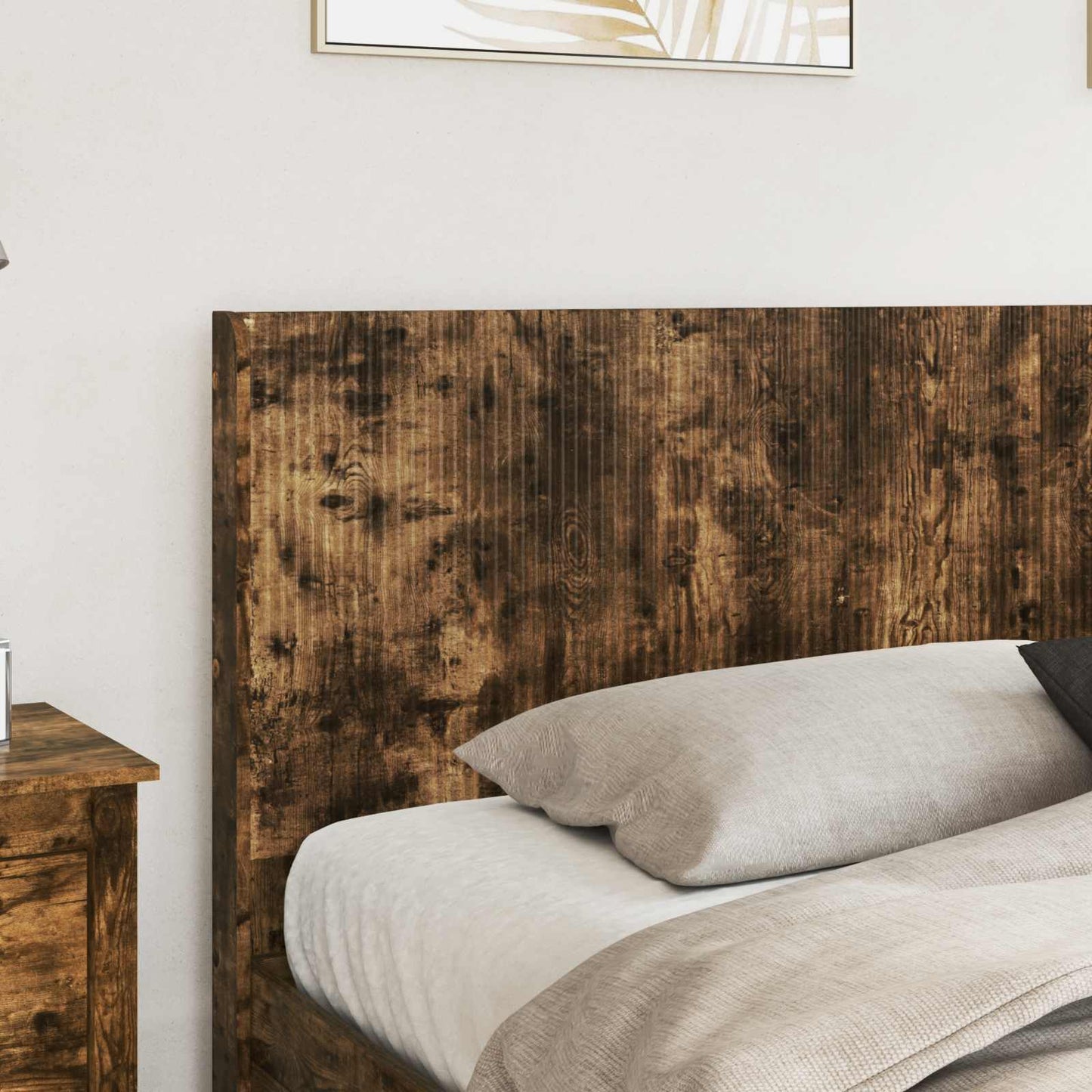 Hoofdbord Gerookt eiken Bewerkt hout is nu te koop bij PeponiXL, paradijselijk wonen!