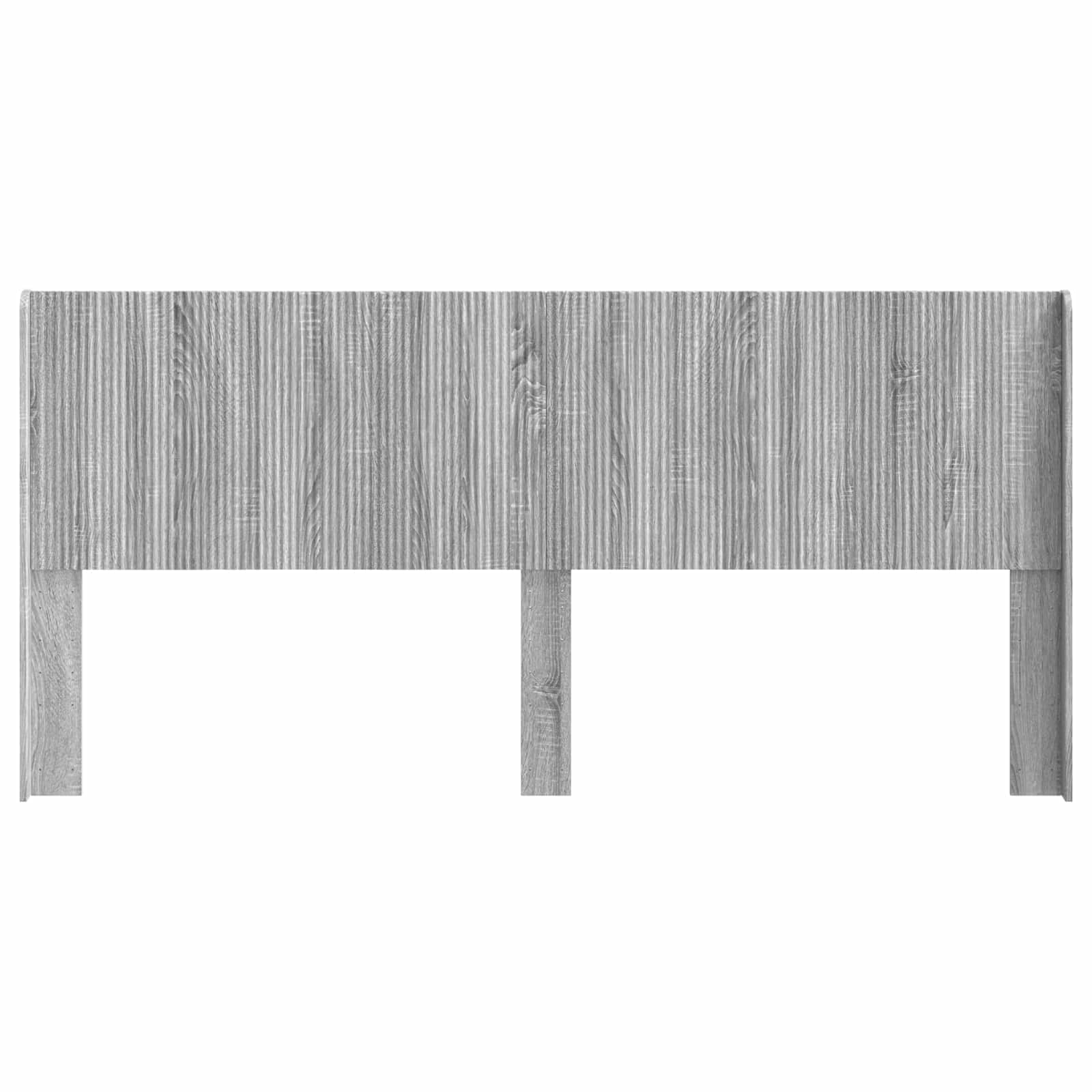 Hoofdbord Grijs Sonoma Bewerkt hout is nu te koop bij PeponiXL, paradijselijk wonen!
