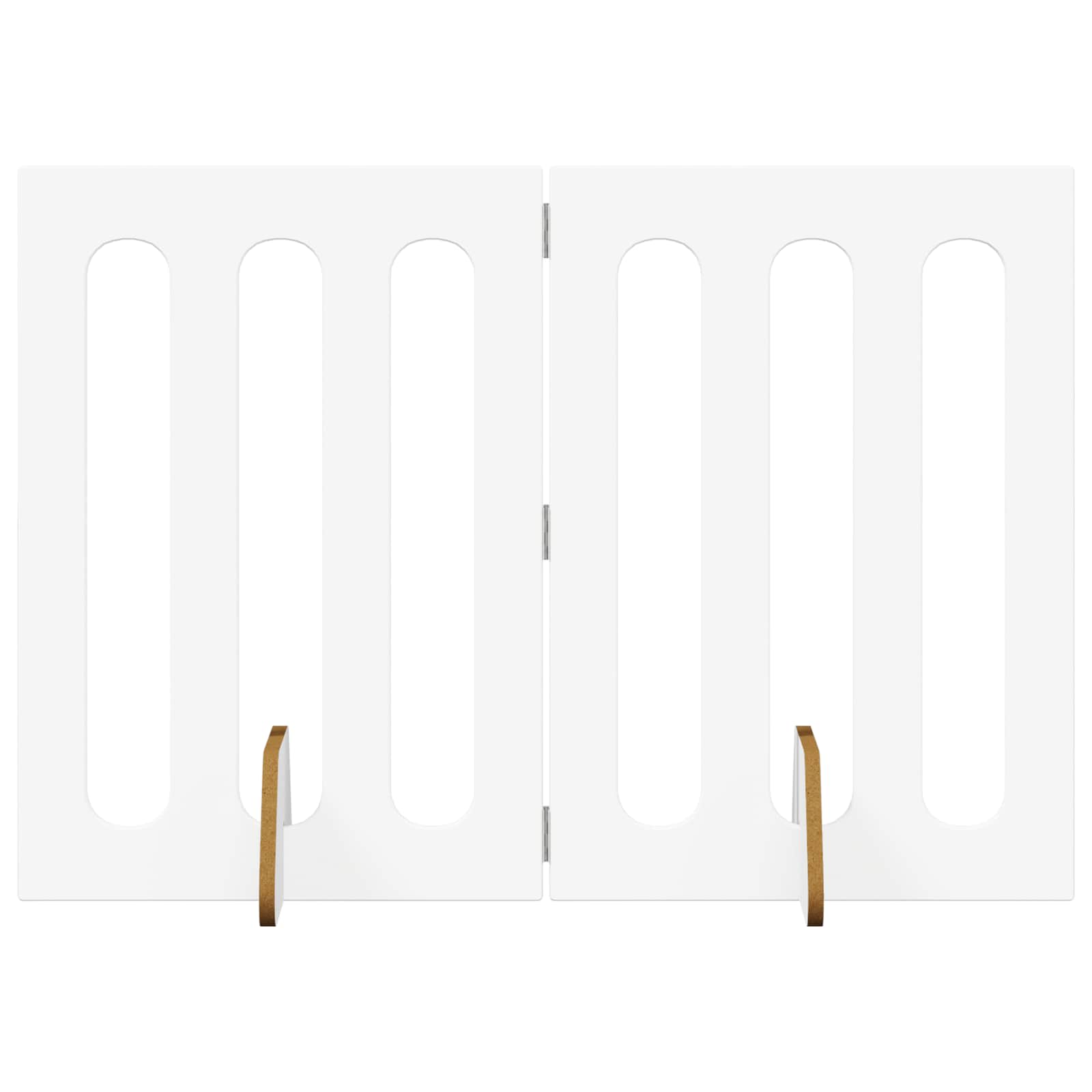 Opvouwbaar huisdierhek 2 pcs Wit 100,5 x 38 x 70 cm is nu te koop bij PeponiXL, paradijselijk wonen!