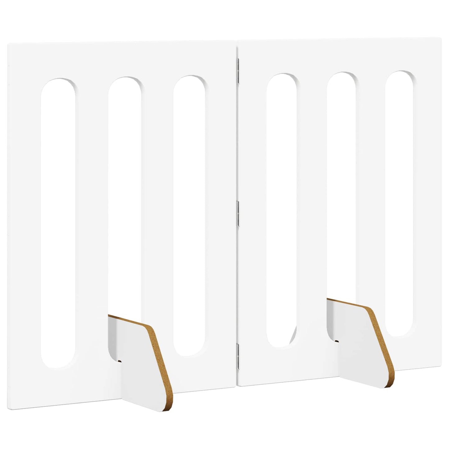 Opvouwbaar huisdierhek 2 pcs Wit 100,5 x 38 x 70 cm is nu te koop bij PeponiXL, paradijselijk wonen!