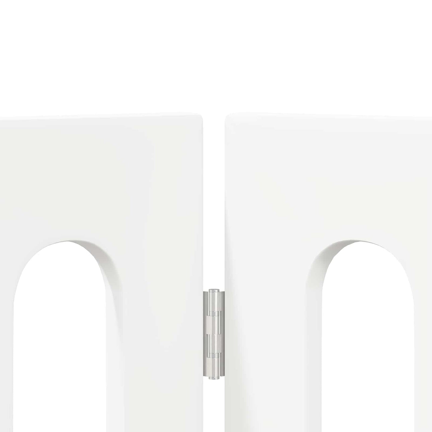 Opvouwbaar huisdierhek 4 pcs Wit 201 x 38 x 70 cm is nu te koop bij PeponiXL, paradijselijk wonen!