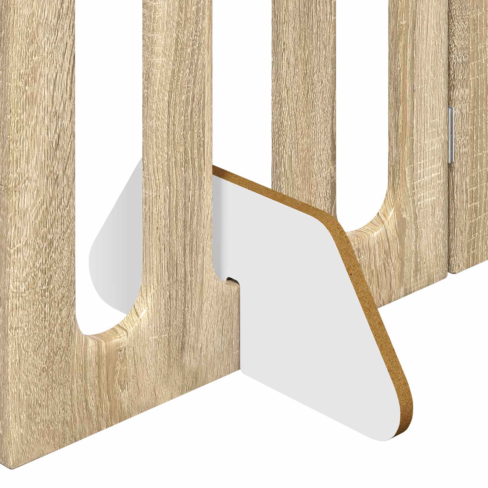 Opvouwbaar huisdierhek 2 pcs Sonoma Eiken 100,5 x 38 x 70 cm is nu te koop bij PeponiXL, paradijselijk wonen!
