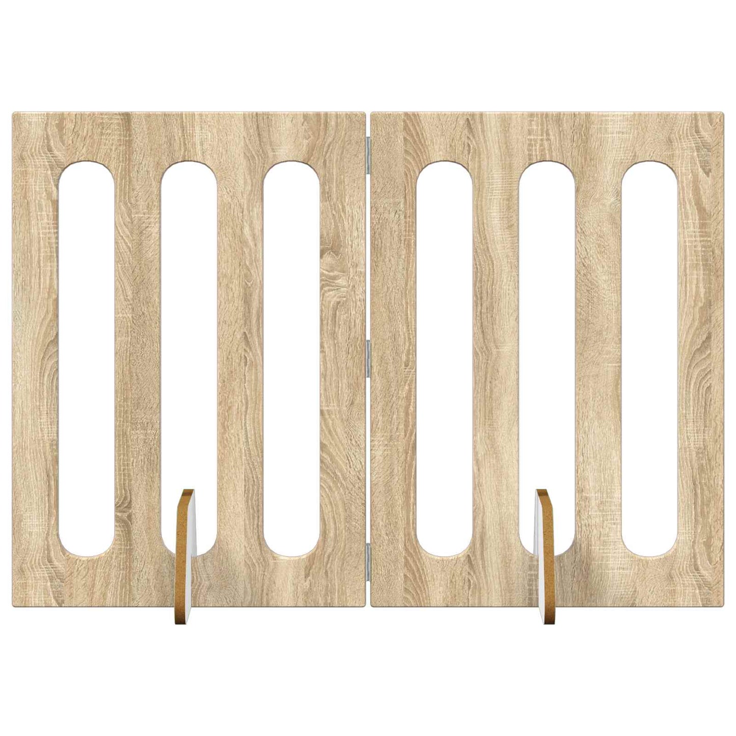 Opvouwbaar huisdierhek 2 pcs Sonoma Eiken 100,5 x 38 x 70 cm is nu te koop bij PeponiXL, paradijselijk wonen!