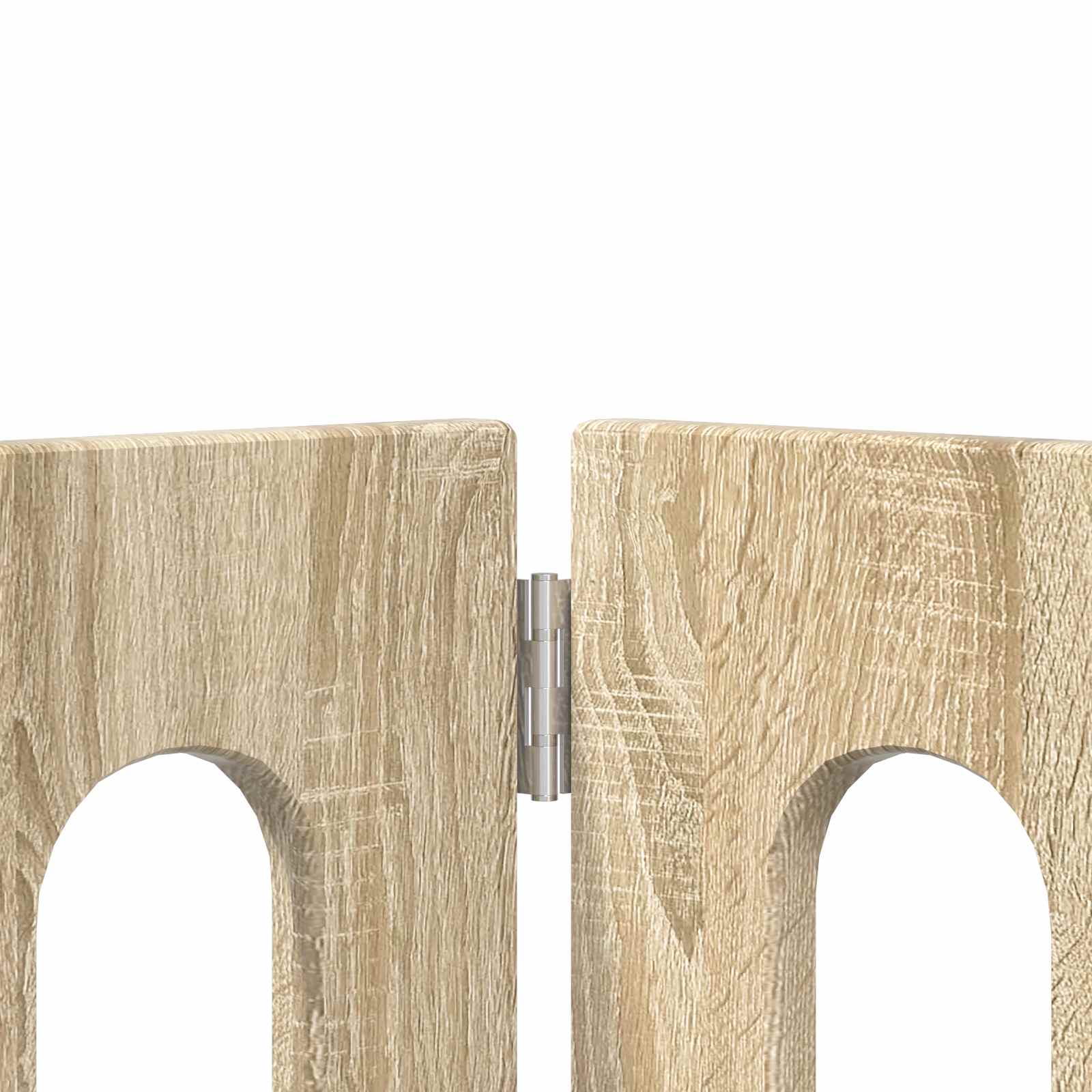 Opvouwbaar huisdierhek 4 pcs Sonoma Eiken 201 x 38 x 70 cm is nu te koop bij PeponiXL, paradijselijk wonen!