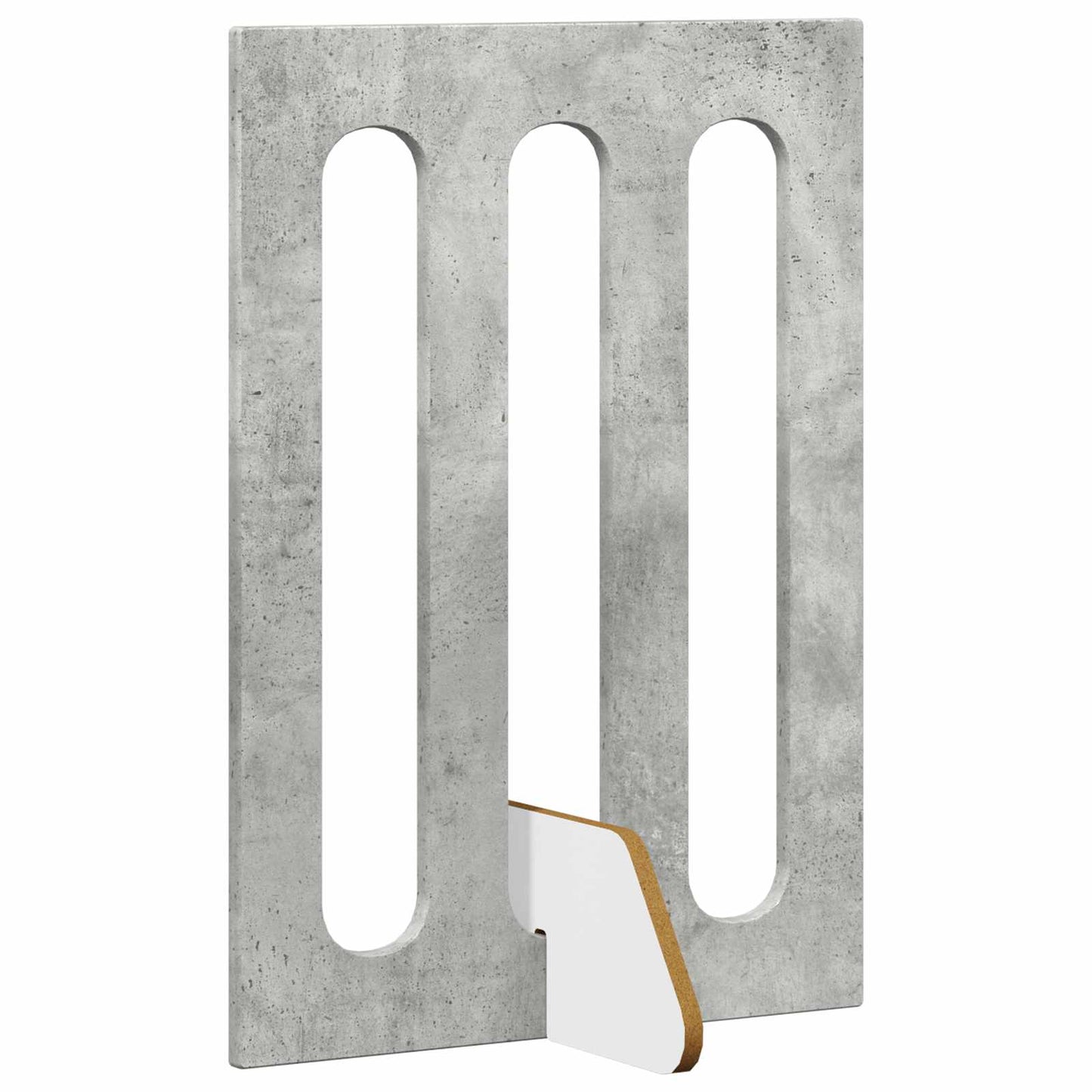 Opvouwbaar huisdierhek 4 pcs Beton Grijs 201 x 38 x 70 cm is nu te koop bij PeponiXL, paradijselijk wonen!