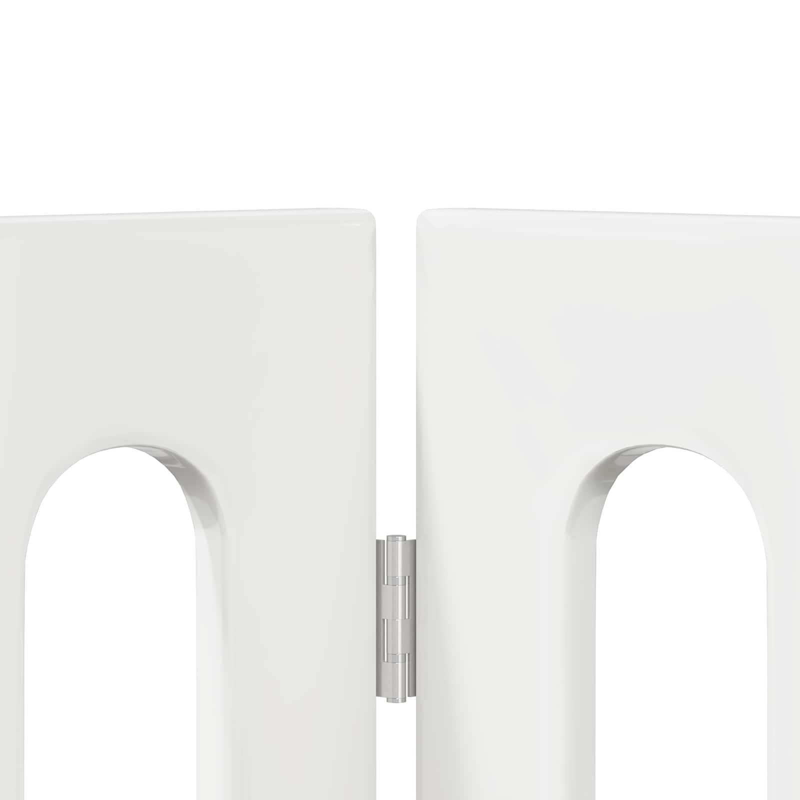 Opvouwbaar huisdierhek 4 pcs Hoogglans Wit 201 x 38 x 70 cm is nu te koop bij PeponiXL, paradijselijk wonen!