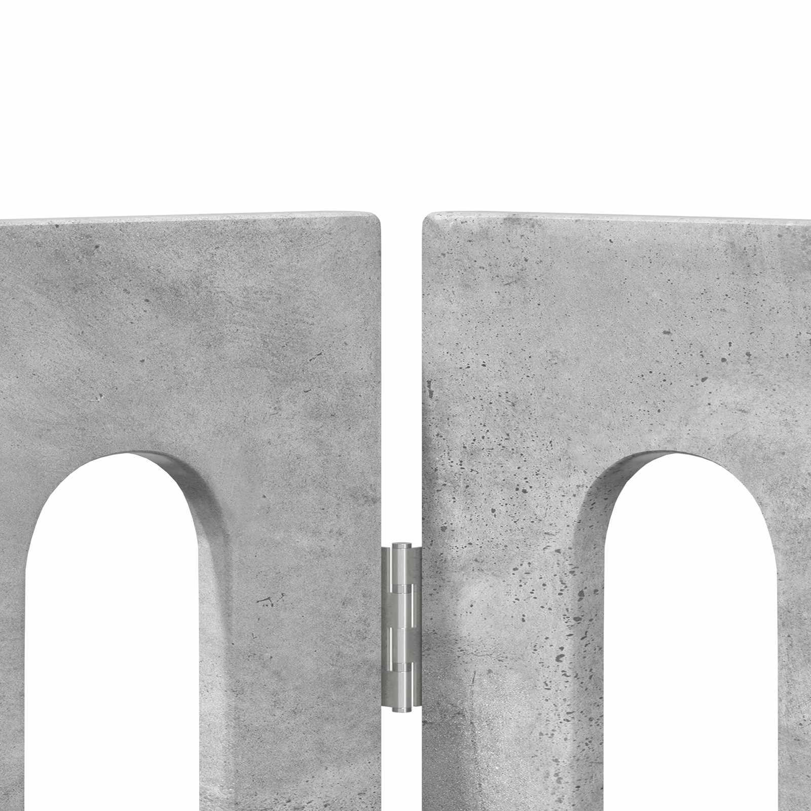 Opvouwbaar huisdierhek 4 pcs Beton Grijs 201 x 38 x 90 cm is nu te koop bij PeponiXL, paradijselijk wonen!