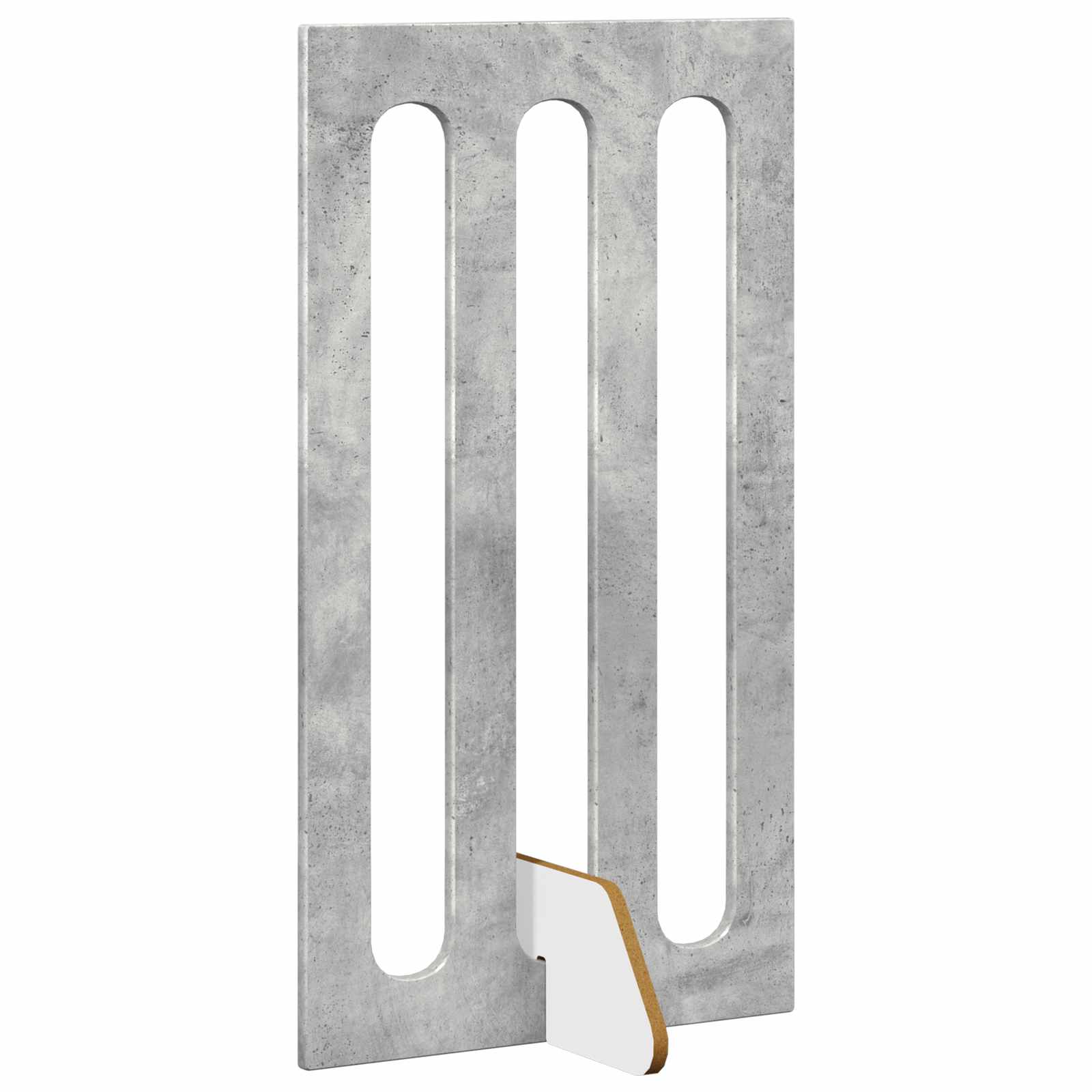 Opvouwbaar huisdierhek 4 pcs Beton Grijs 201 x 38 x 90 cm is nu te koop bij PeponiXL, paradijselijk wonen!