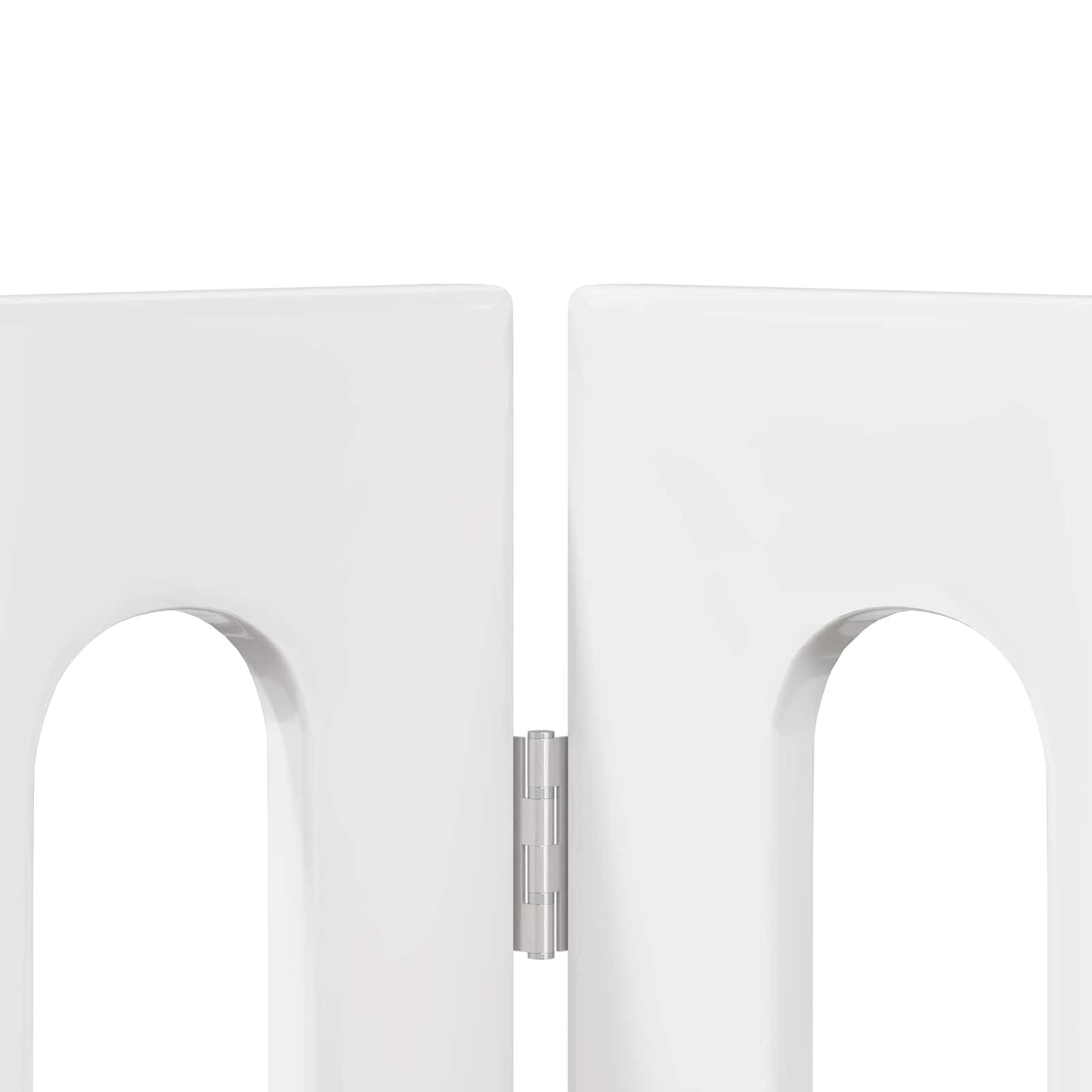 Opvouwbaar huisdierhek 4 pcs Hoogglans Wit 201 x 38 x 90 cm is nu te koop bij PeponiXL, paradijselijk wonen!
