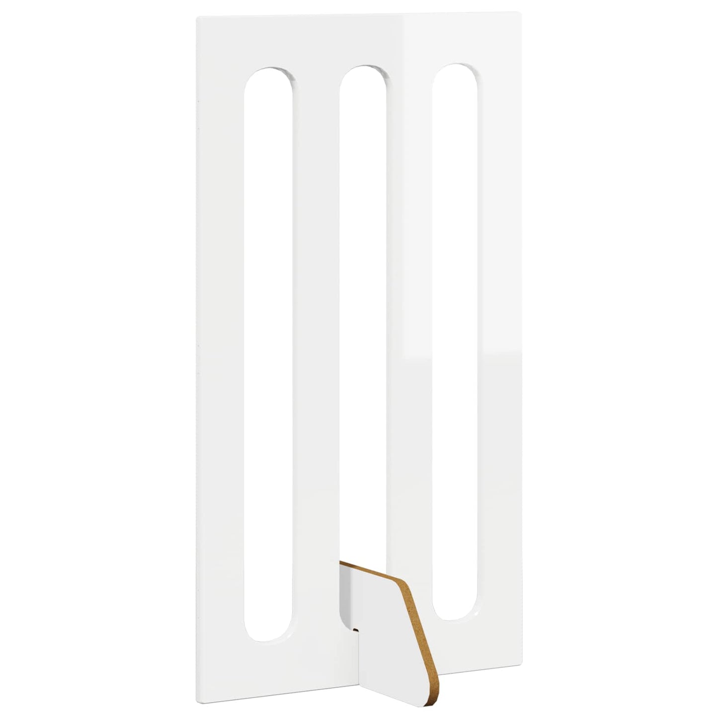 Opvouwbaar huisdierhek 4 pcs Hoogglans Wit 201 x 38 x 90 cm is nu te koop bij PeponiXL, paradijselijk wonen!