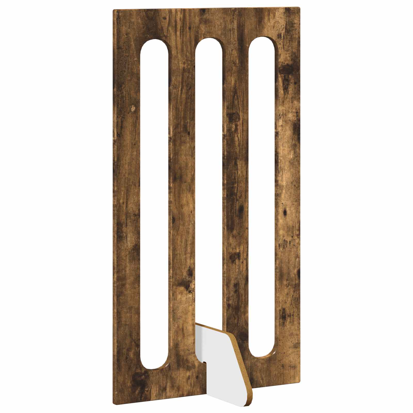 Opvouwbaar huisdierhek 4 pcs Gerookte Eik 201 x 38 x 90 cm is nu te koop bij PeponiXL, paradijselijk wonen!