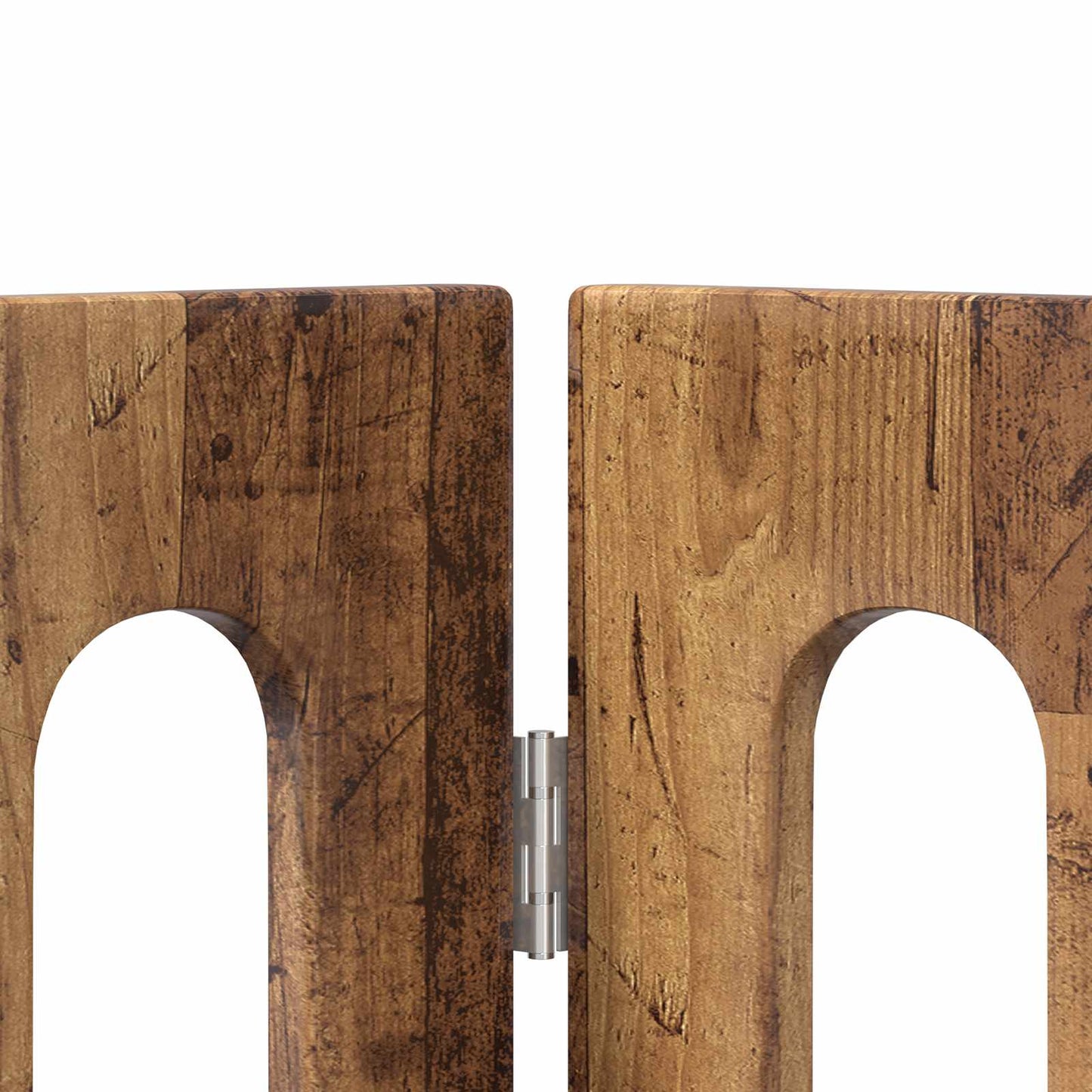 Opvouwbaar huisdierhek 4 pcs Eikenhout 201 x 38 x 90 cm is nu te koop bij PeponiXL, paradijselijk wonen!