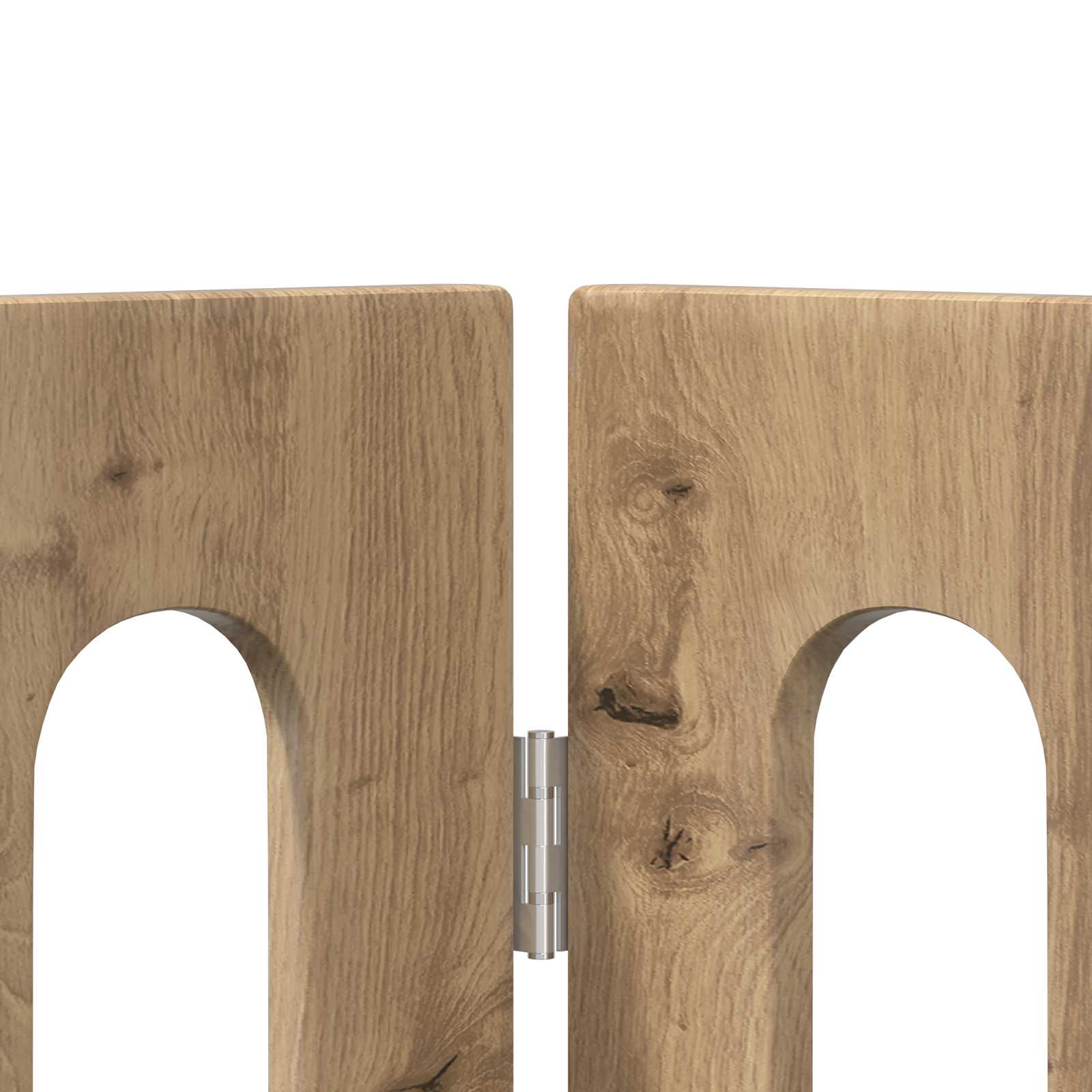 Opvouwbaar huisdierhek 2 pcs Artisan Eik 100,5 x 38 x 90 cm is nu te koop bij PeponiXL, paradijselijk wonen!
