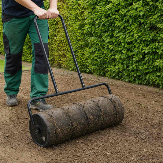 Trekbare Tuinrol met Beluchtingsklemmen Ø 30 x 90 cm Staal is nu te koop bij PeponiXL, paradijselijk wonen!
