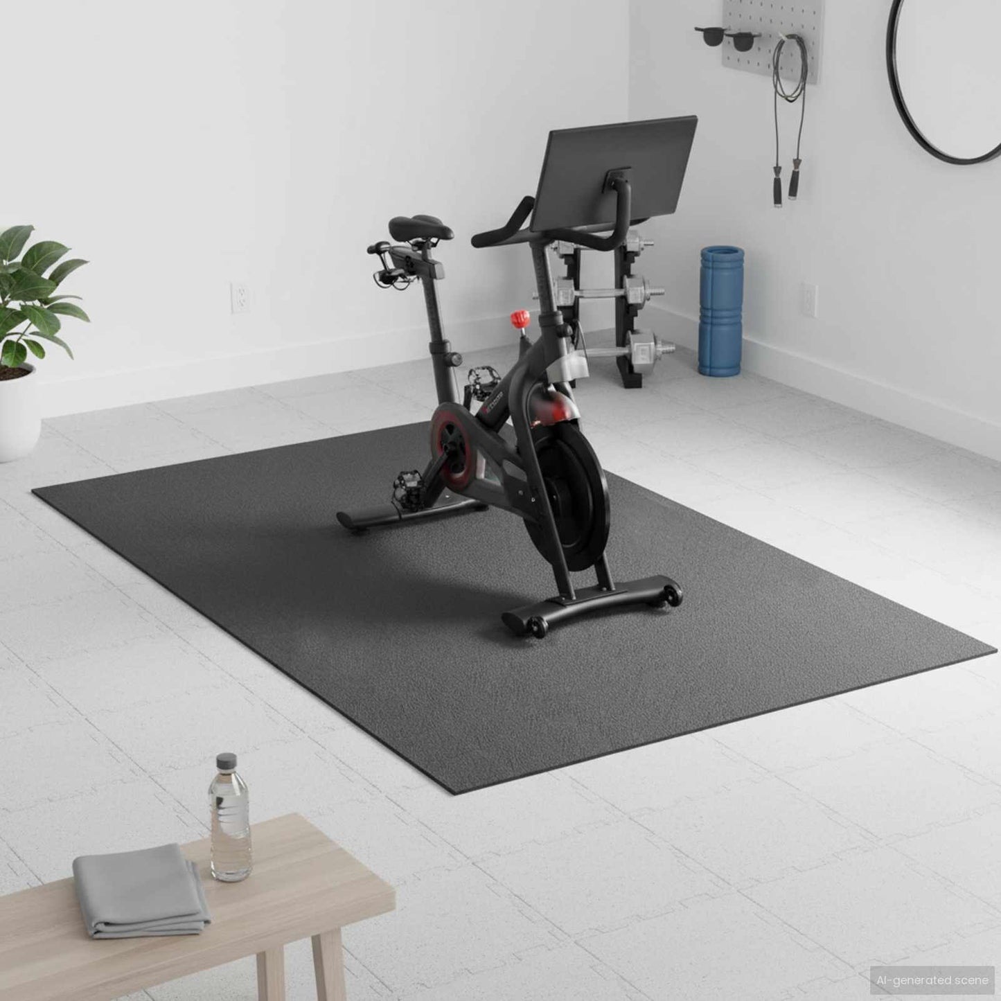 Sportbeschermmat Zwart 183 x 122 x 0,6 cm Hoogwaardige PVC is nu te koop bij PeponiXL, paradijselijk wonen!
