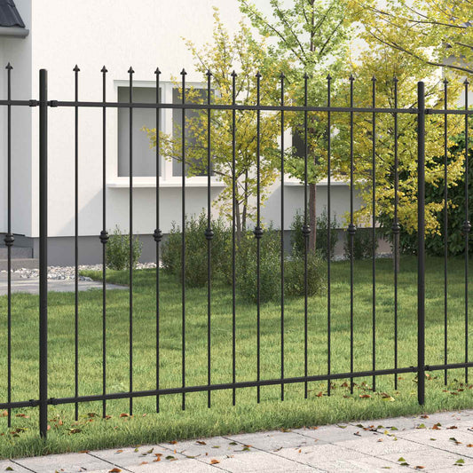 Spike Fence Asten Zwart 200 x 200 cm Gepoedercoat staal is nu te koop bij PeponiXL, paradijselijk wonen!