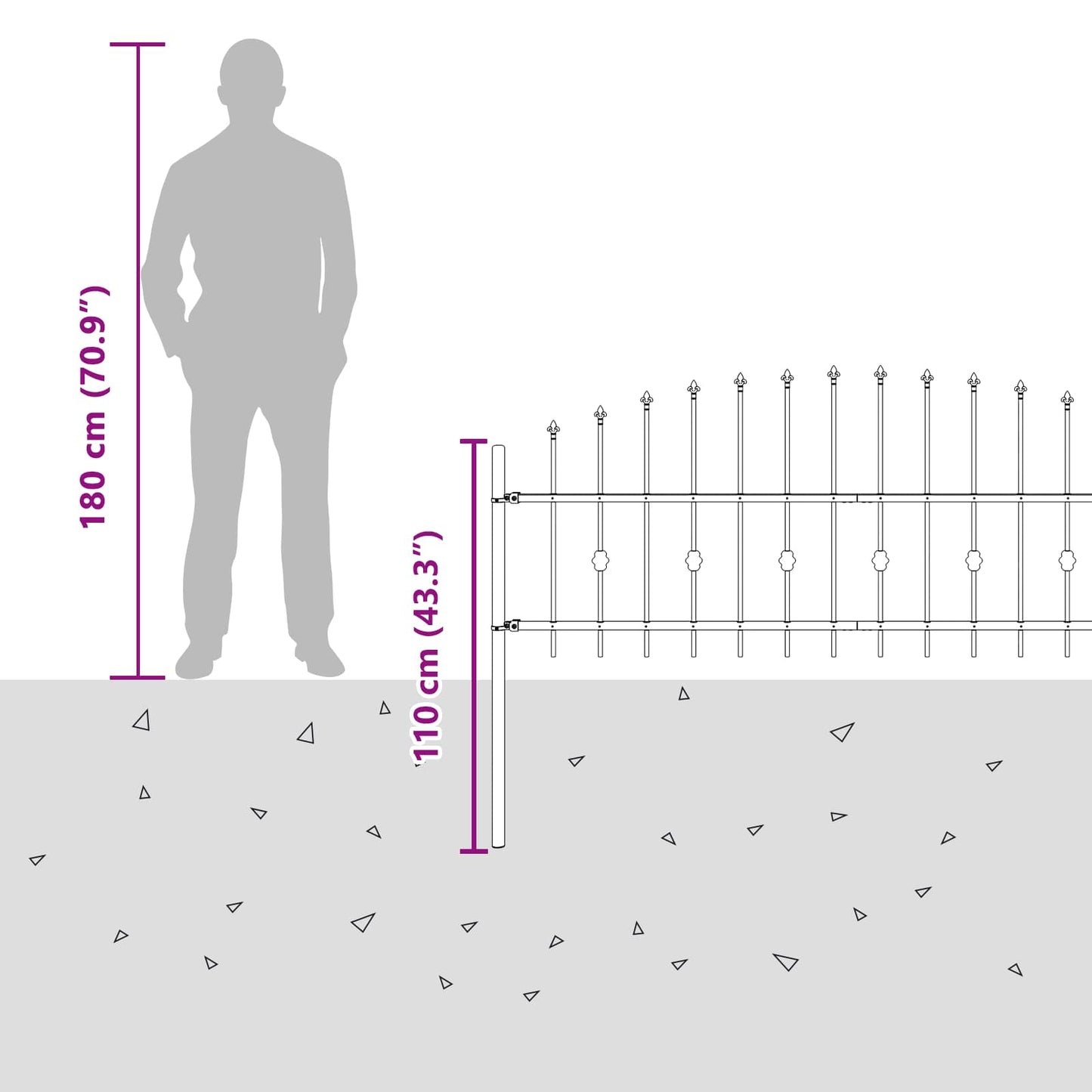 Spike Fence Asten Zwart is nu te koop bij PeponiXL, paradijselijk wonen!