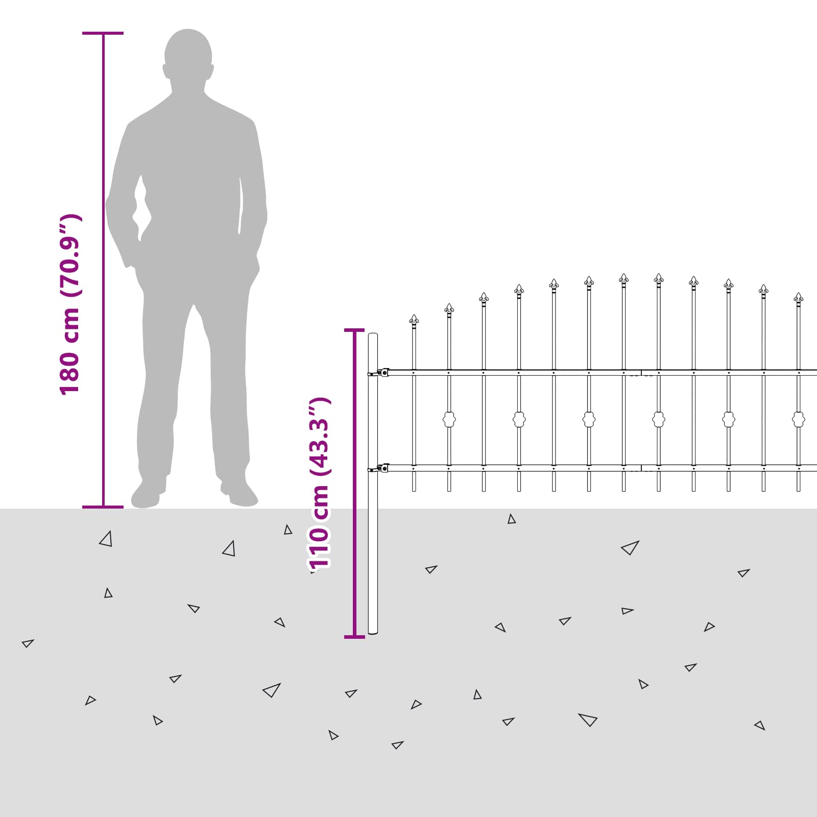 Spike Fence Asten Zwart is nu te koop bij PeponiXL, paradijselijk wonen!