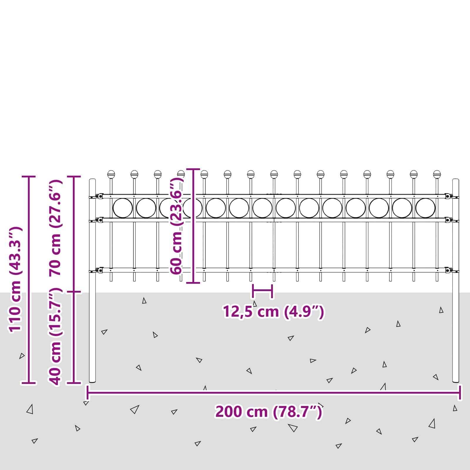 Ringhek TILBURG Zwart is nu te koop bij PeponiXL, paradijselijk wonen!