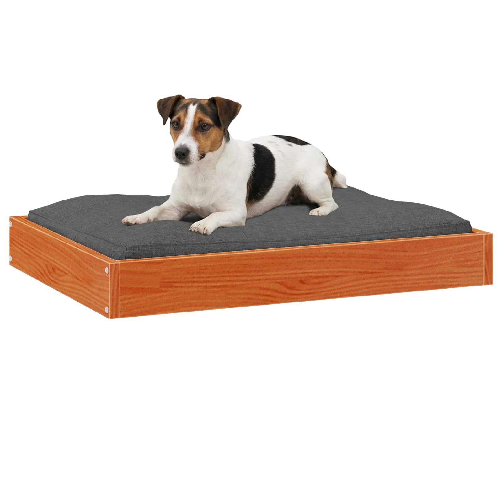 Hondenbed Wasbruin 72 x 54 x 9 cm Massief Vurenhout is nu te koop bij PeponiXL, paradijselijk wonen!