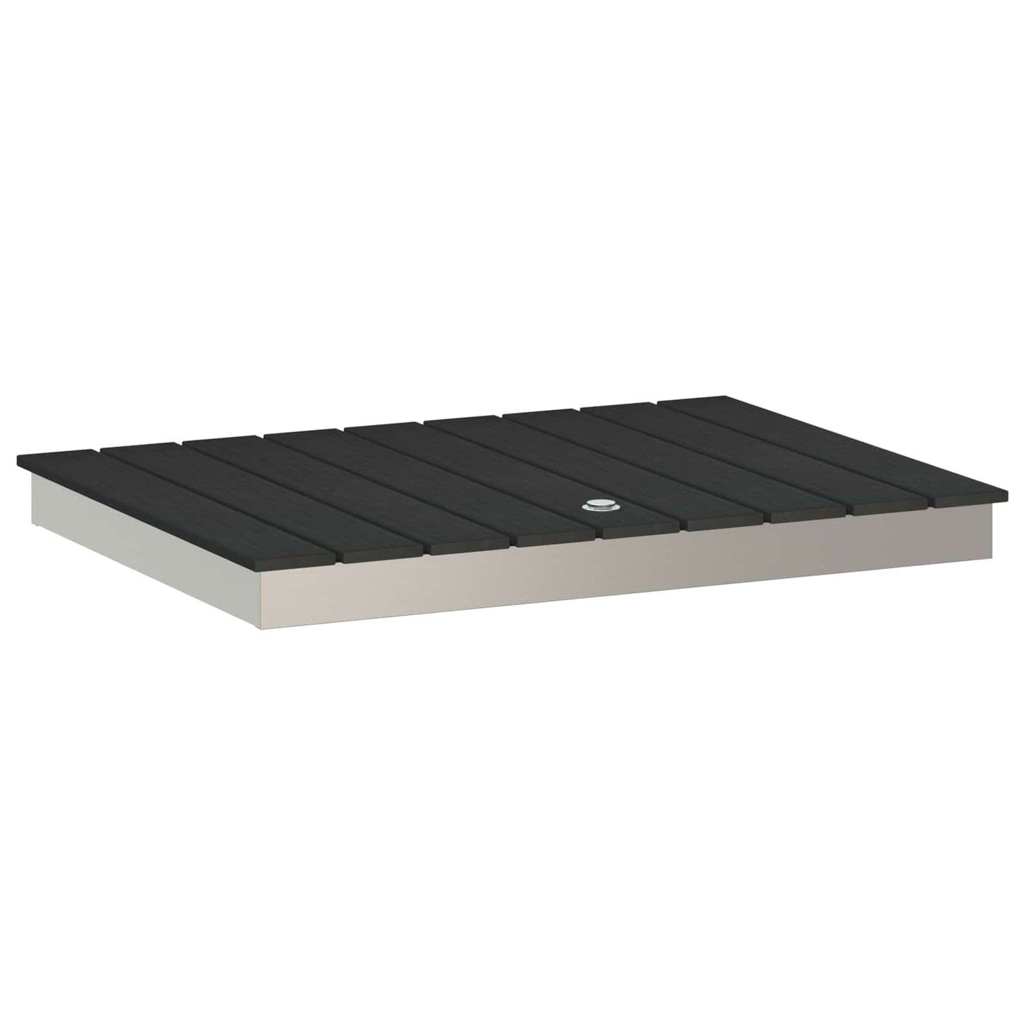 Tuin vloershower WPC en RVS 201 Antraciet