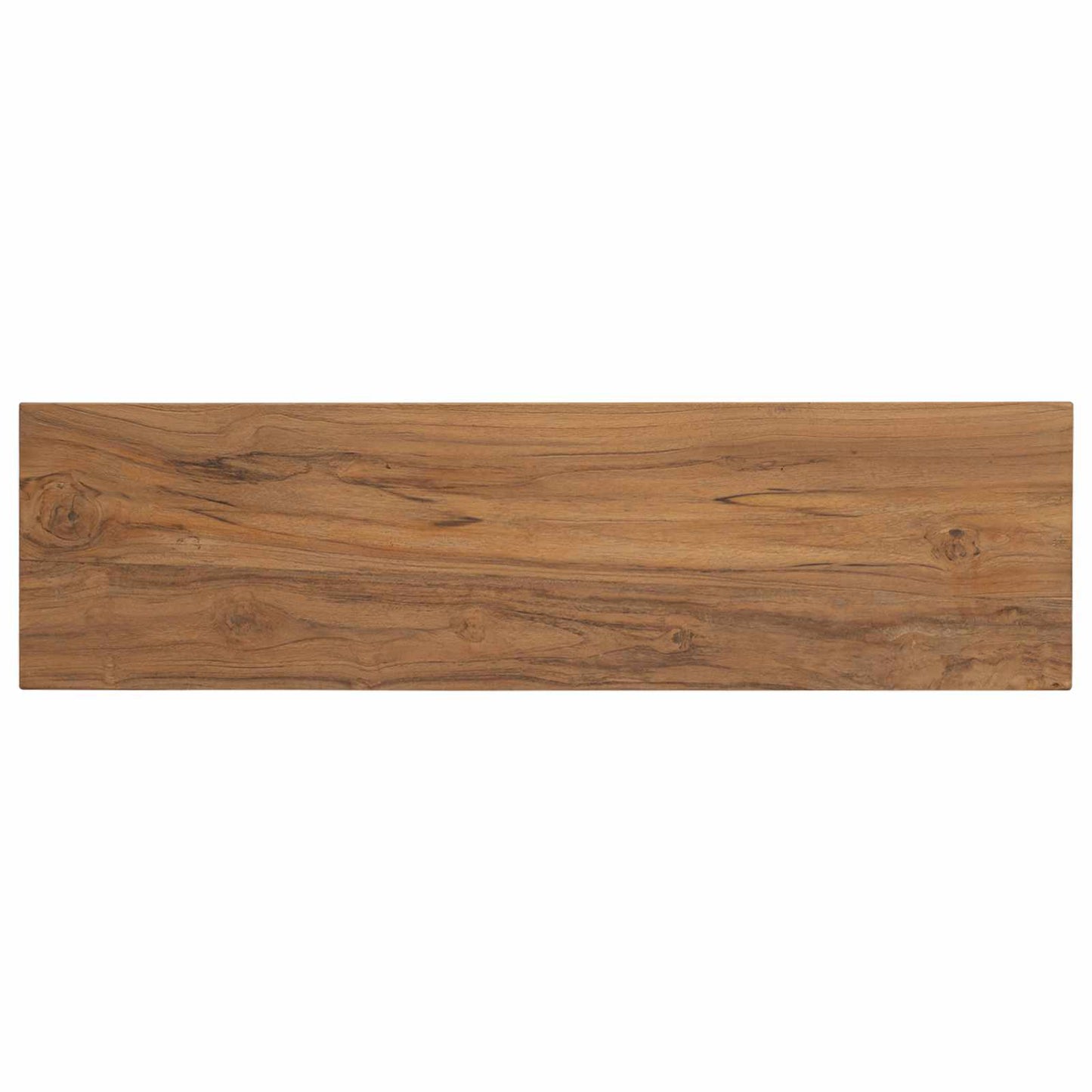 Wandtafel Naturel 110 x 30 x 80 cm Massief Teakhout