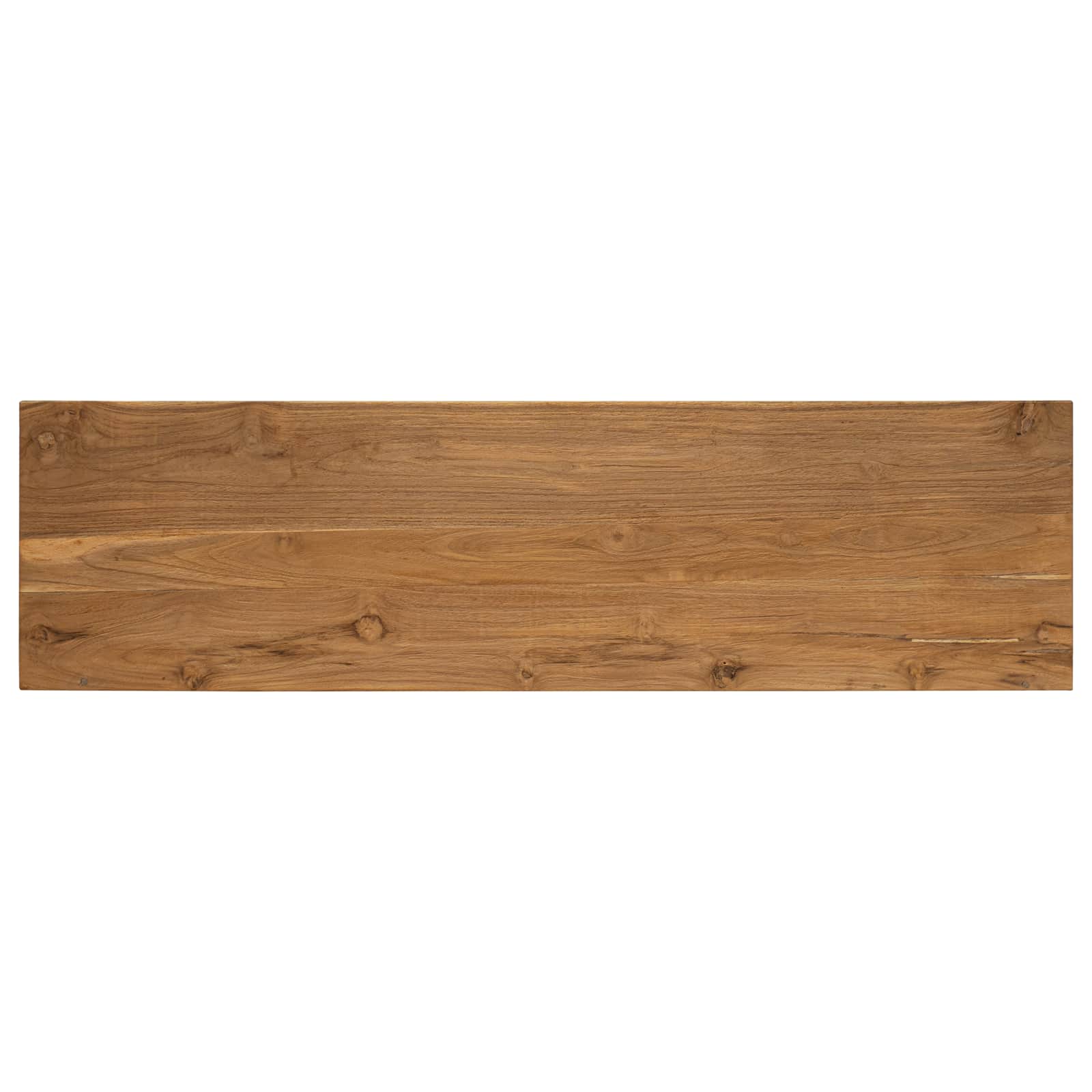 Tv-meubel 110 x 30 x 40 cm Naturel Massief Teakhout is nu te koop bij PeponiXL, paradijselijk wonen!