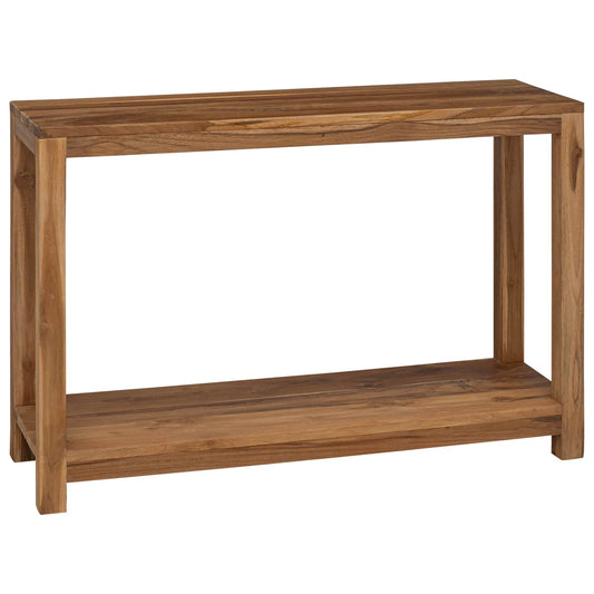 Wandtafel Naturel 110 x 35 x 75 cm Massief Teakhout is nu te koop bij PeponiXL, paradijselijk wonen!
