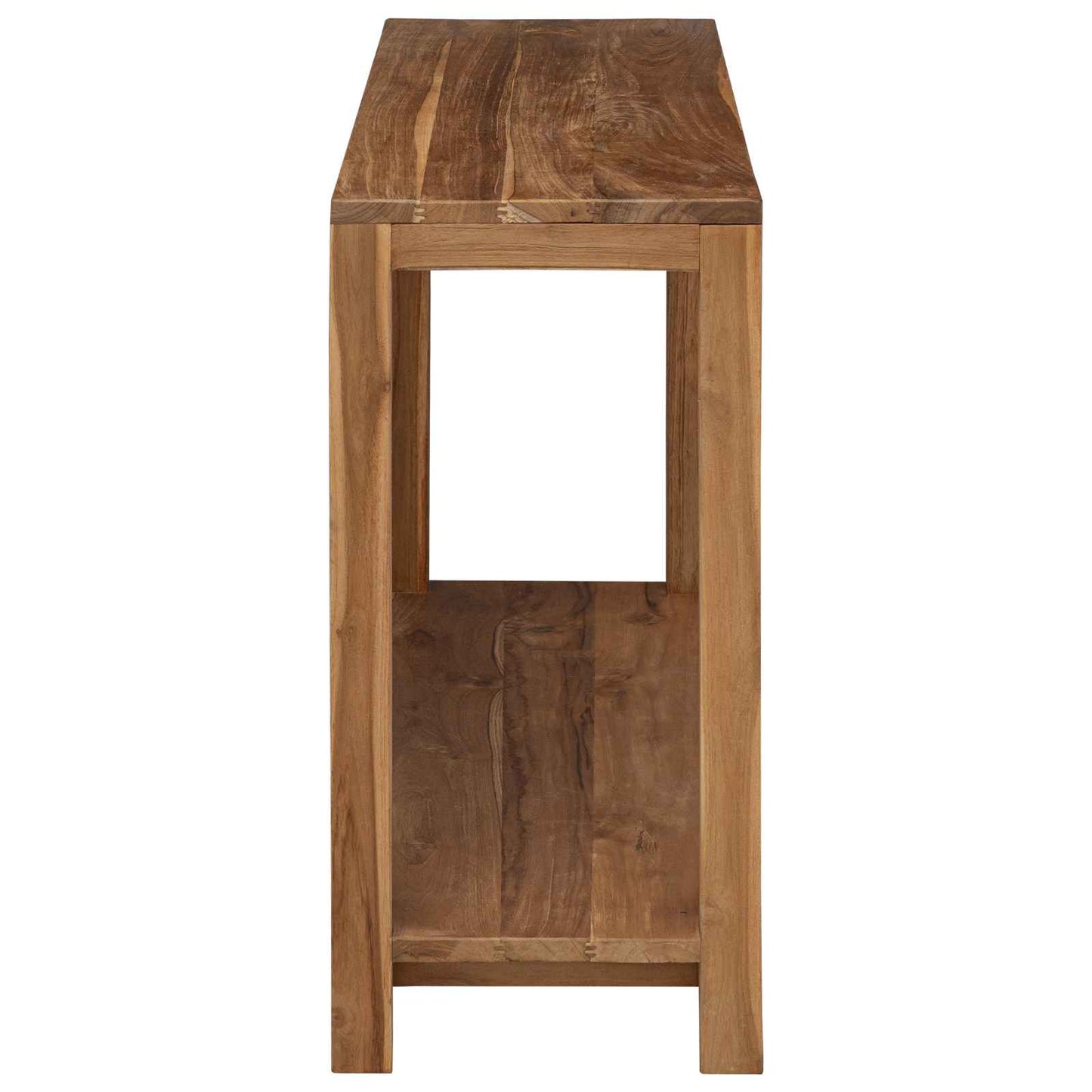 Wandtafel Naturel 110 x 35 x 75 cm Massief Teakhout