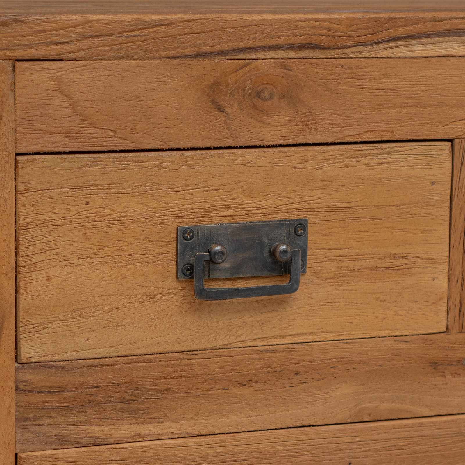 Dressoir Naturel 110 x 35 x 75,5 cm Massief Teakhout is nu te koop bij PeponiXL, paradijselijk wonen!