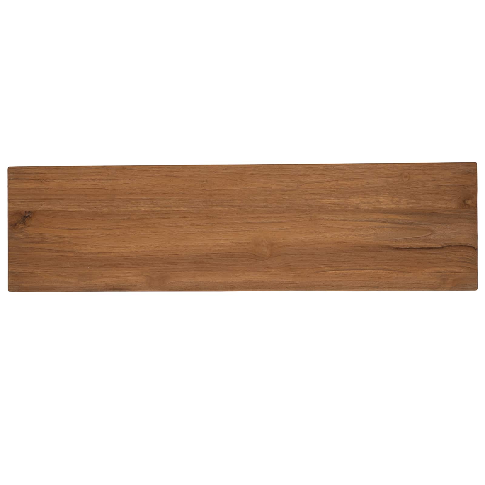 Tv-meubel 110 x 30 x 40 cm Naturel Massief Teakhout is nu te koop bij PeponiXL, paradijselijk wonen!