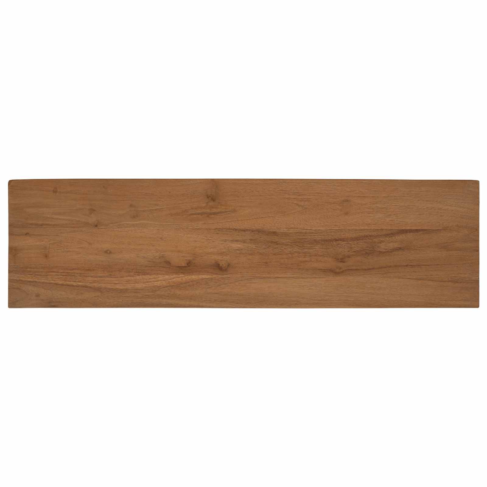 TV-kast 110 x 30 x 35 cm Naturel Massief Teakhout is nu te koop bij PeponiXL, paradijselijk wonen!