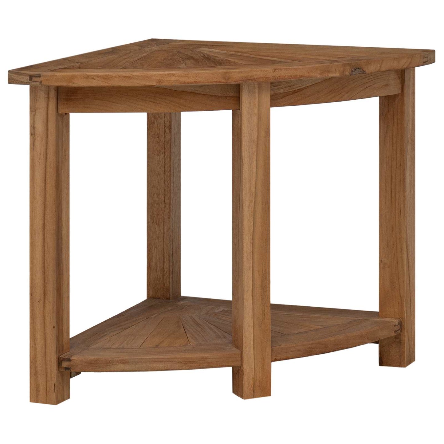 Badkamer Bijzettafel Naturel 45 x 45 x 46 cm Massief Teakhout is nu te koop bij PeponiXL, paradijselijk wonen!