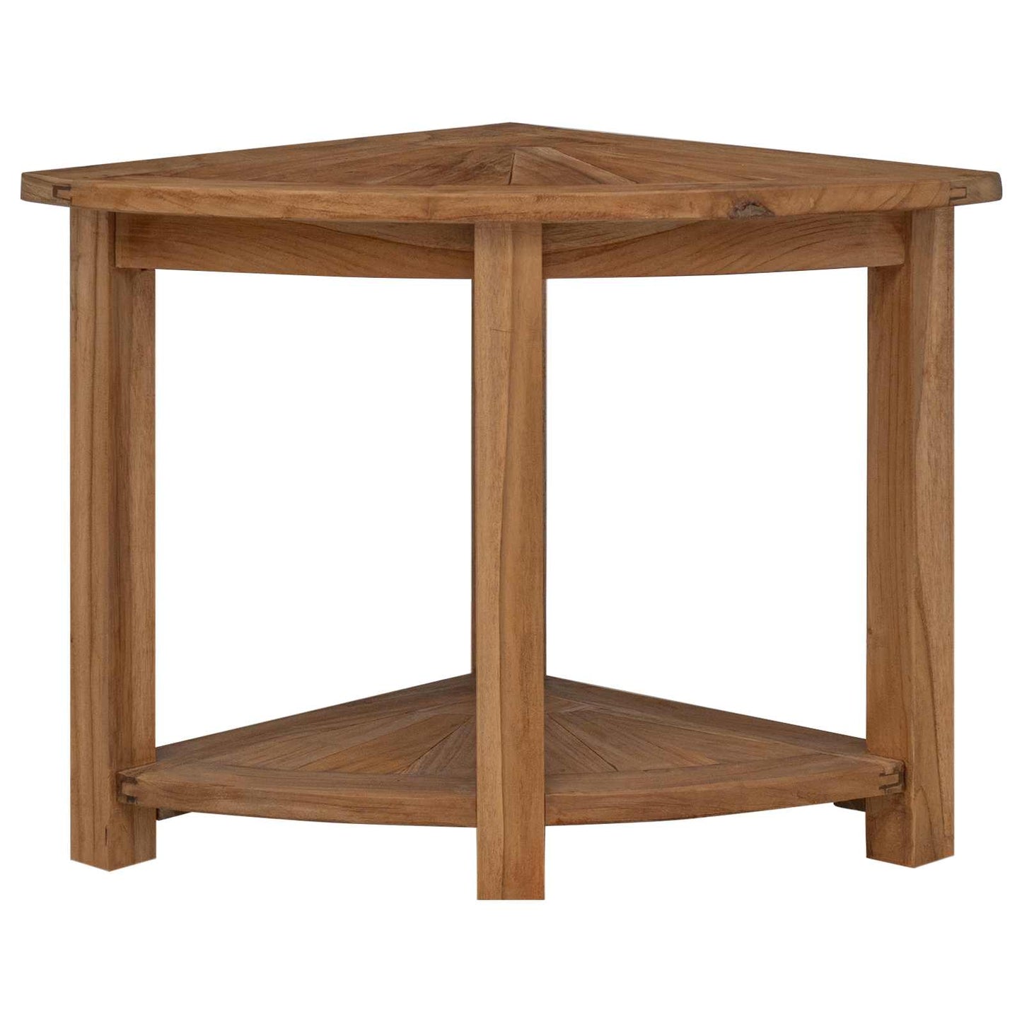 Badkamer Bijzettafel Naturel 45 x 45 x 46 cm Massief Teakhout is nu te koop bij PeponiXL, paradijselijk wonen!