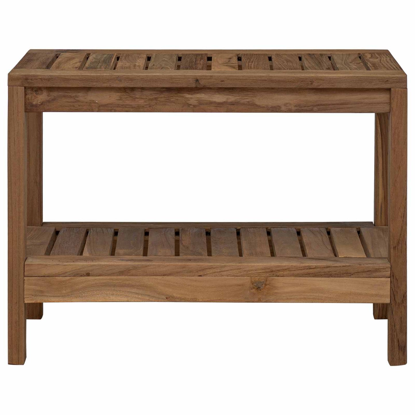 Badkamer Zijtafel Naturel 60 x 30 x 45 cm Massief Teakhout is nu te koop bij PeponiXL, paradijselijk wonen!