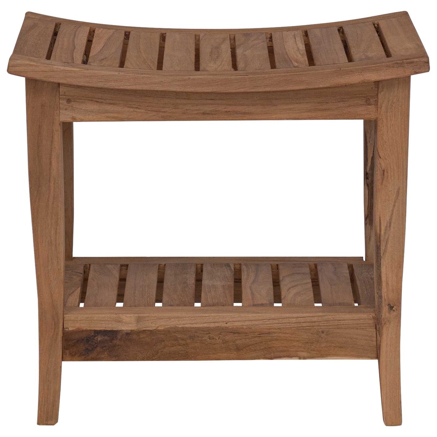 Badkamer Bijzettafel Naturel 50 x 35 x 45 cm Massief Teakhout is nu te koop bij PeponiXL, paradijselijk wonen!