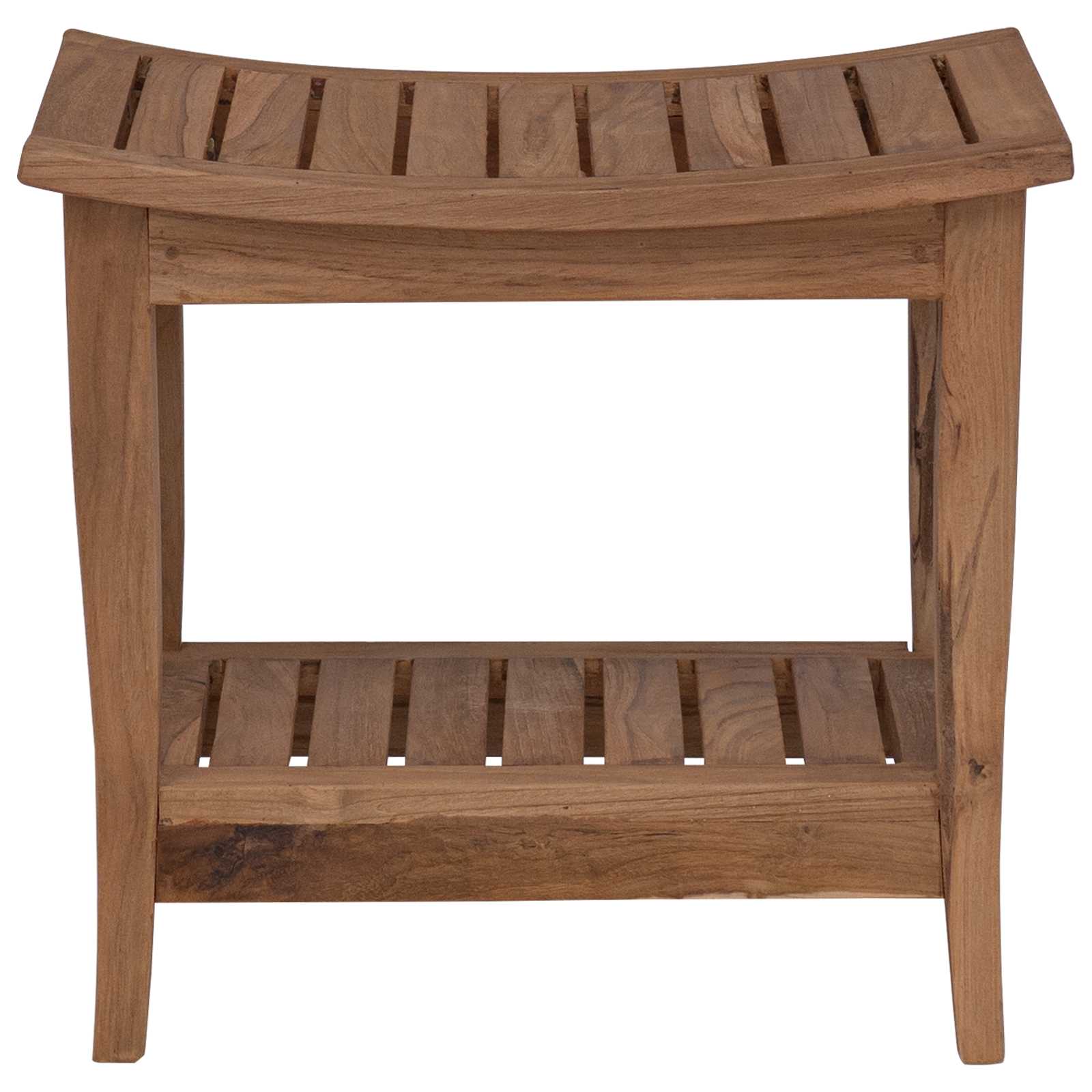 Badkamer Bijzettafel Naturel 50 x 35 x 45 cm Massief Teakhout is nu te koop bij PeponiXL, paradijselijk wonen!