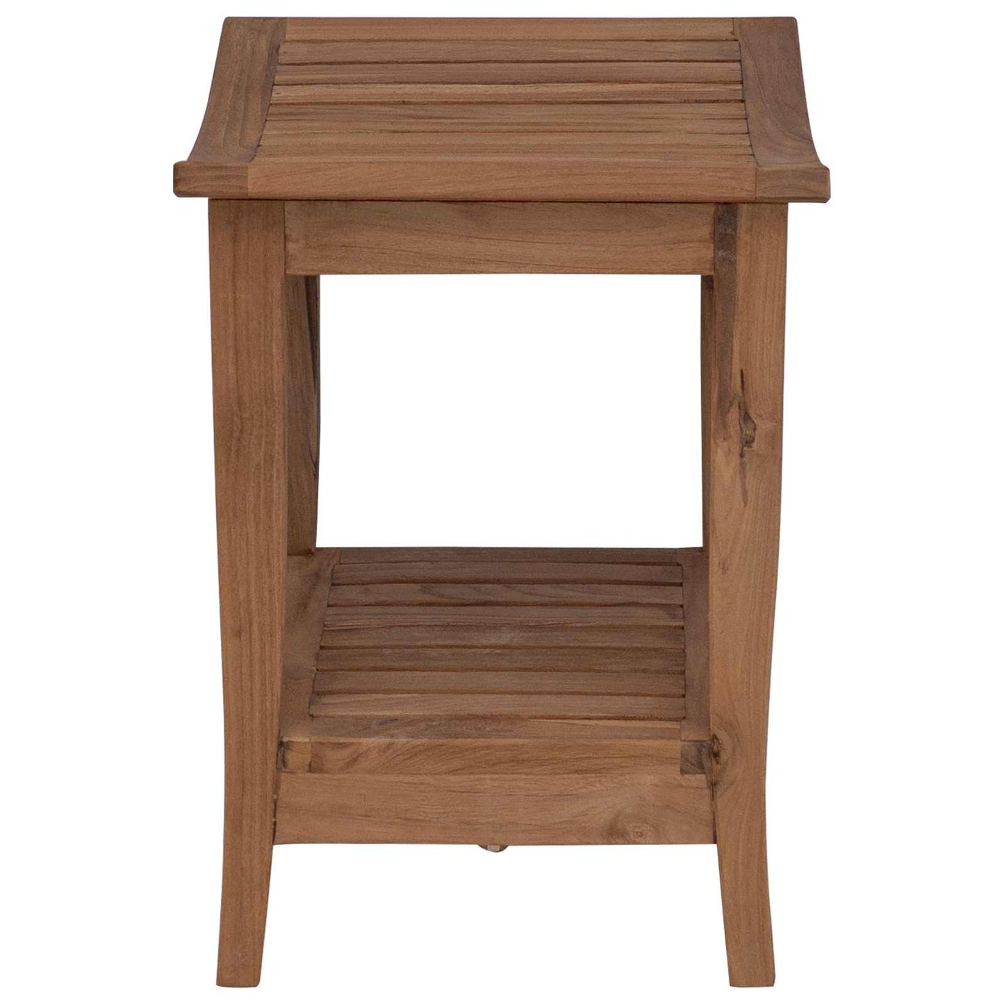 Badkamer Bijzettafel Naturel 50 x 35 x 45 cm Massief Teakhout is nu te koop bij PeponiXL, paradijselijk wonen!
