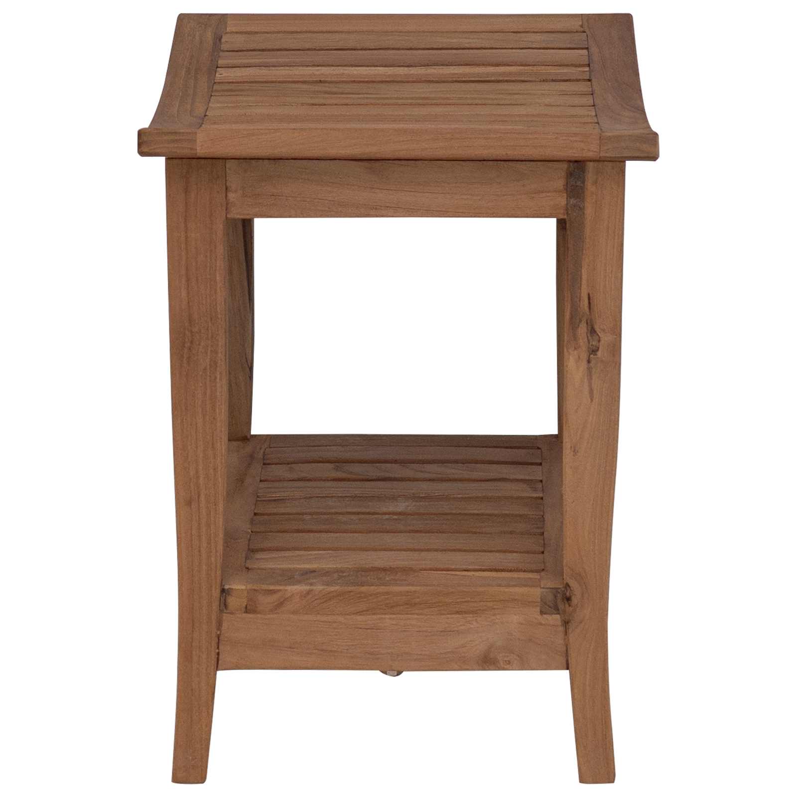 Badkamer Bijzettafel Naturel 50 x 35 x 45 cm Massief Teakhout is nu te koop bij PeponiXL, paradijselijk wonen!