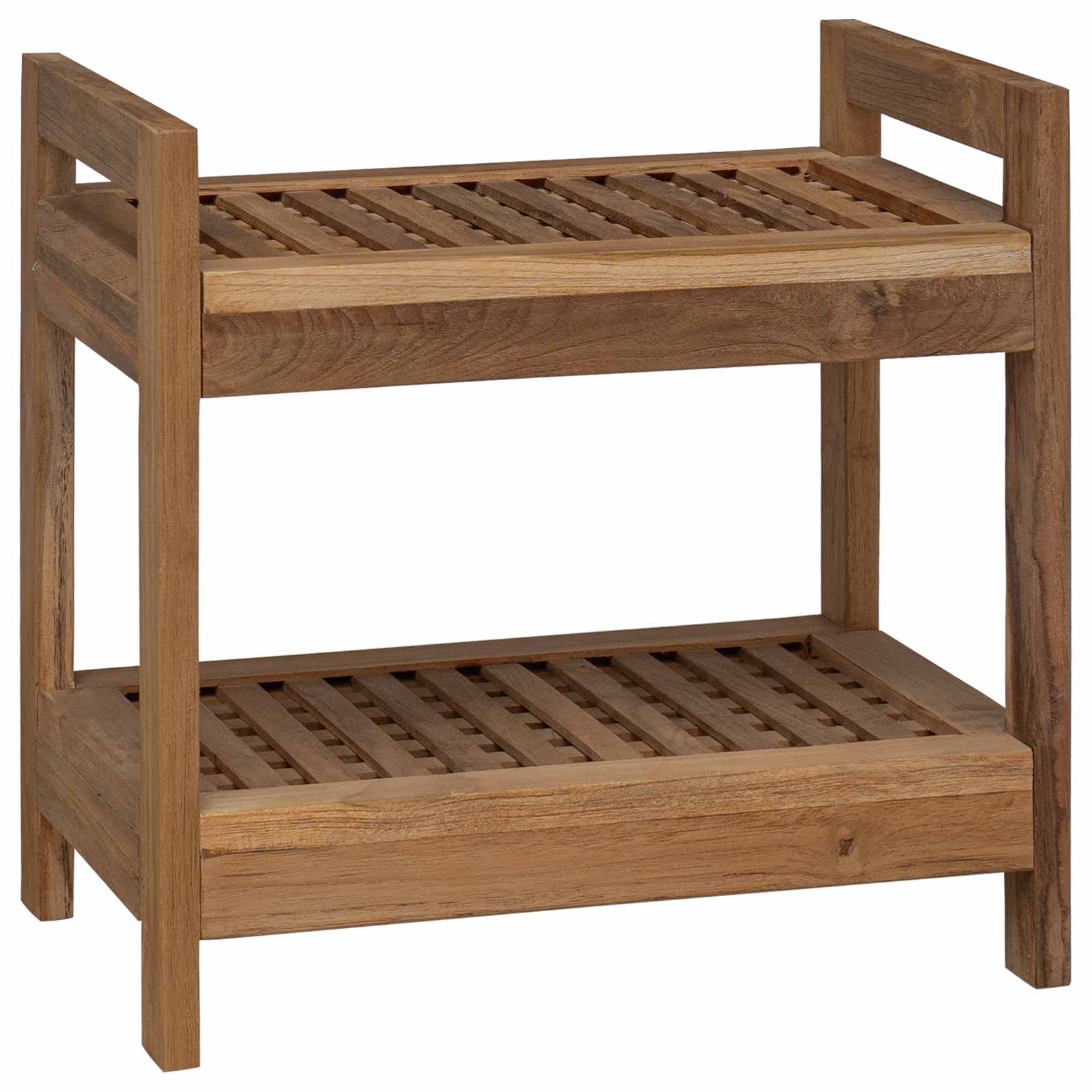 Badkamerplank Naturel 45 x 30 x 45 cm Massief Teakhout is nu te koop bij PeponiXL, paradijselijk wonen!