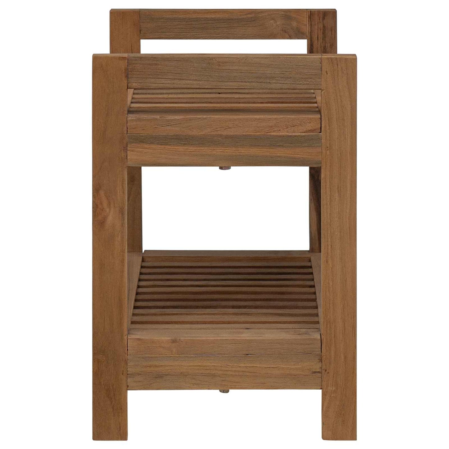 Badkamerplank Naturel 45 x 30 x 45 cm Massief Teakhout is nu te koop bij PeponiXL, paradijselijk wonen!