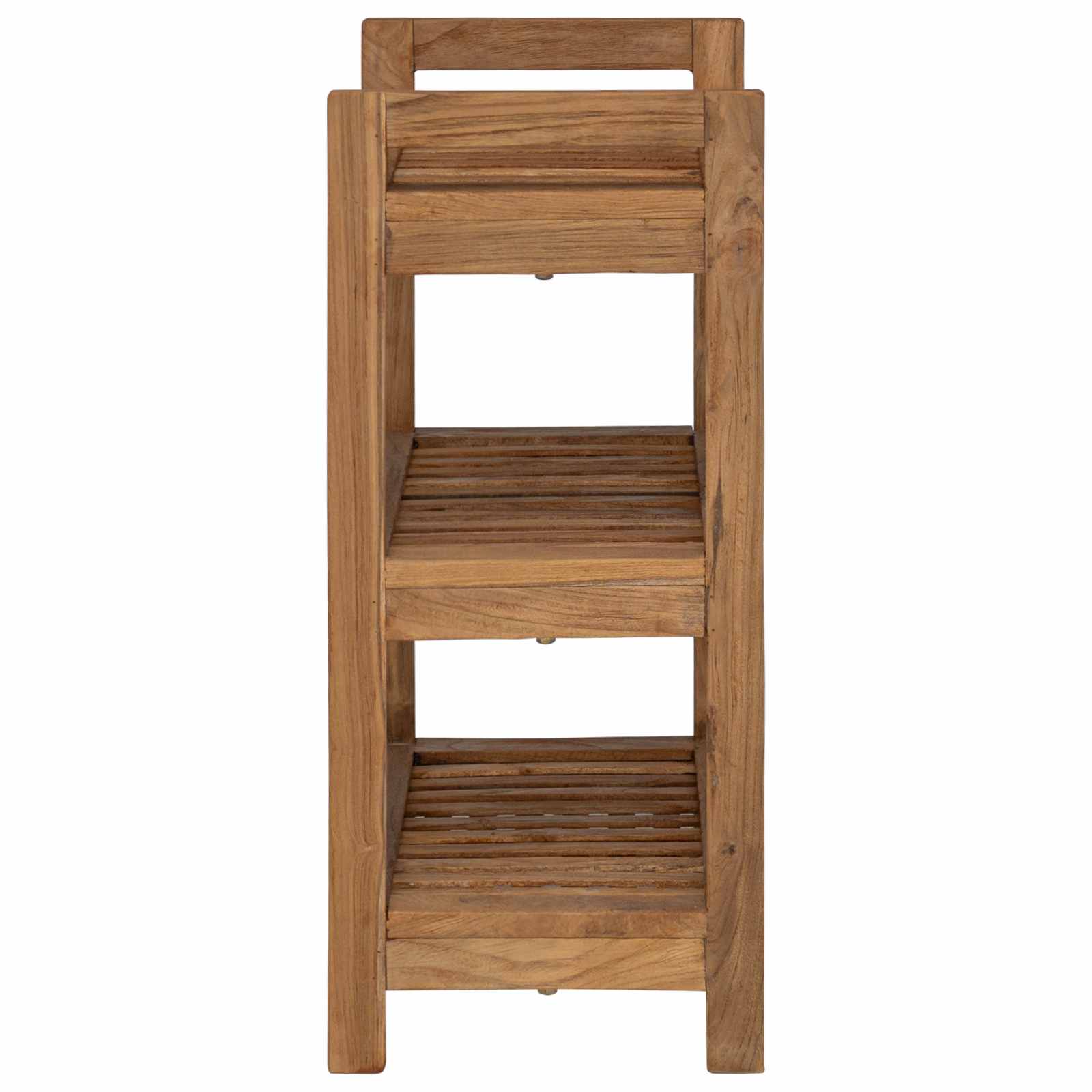 Badkamerplank Naturel 45 x 30 x 71 cm Massief Teakhout is nu te koop bij PeponiXL, paradijselijk wonen!