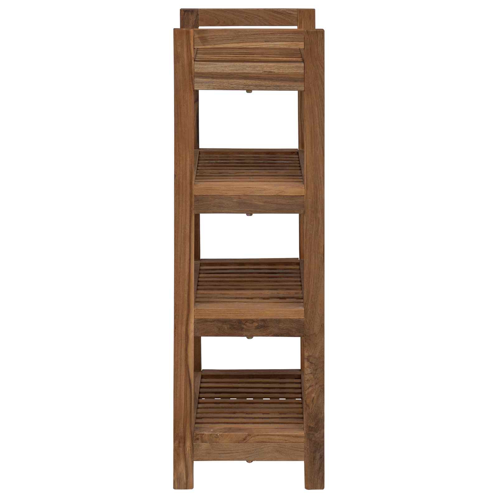 Badkamerplank Naturel 45 x 30 x 97 cm Massief Teakhout is nu te koop bij PeponiXL, paradijselijk wonen!