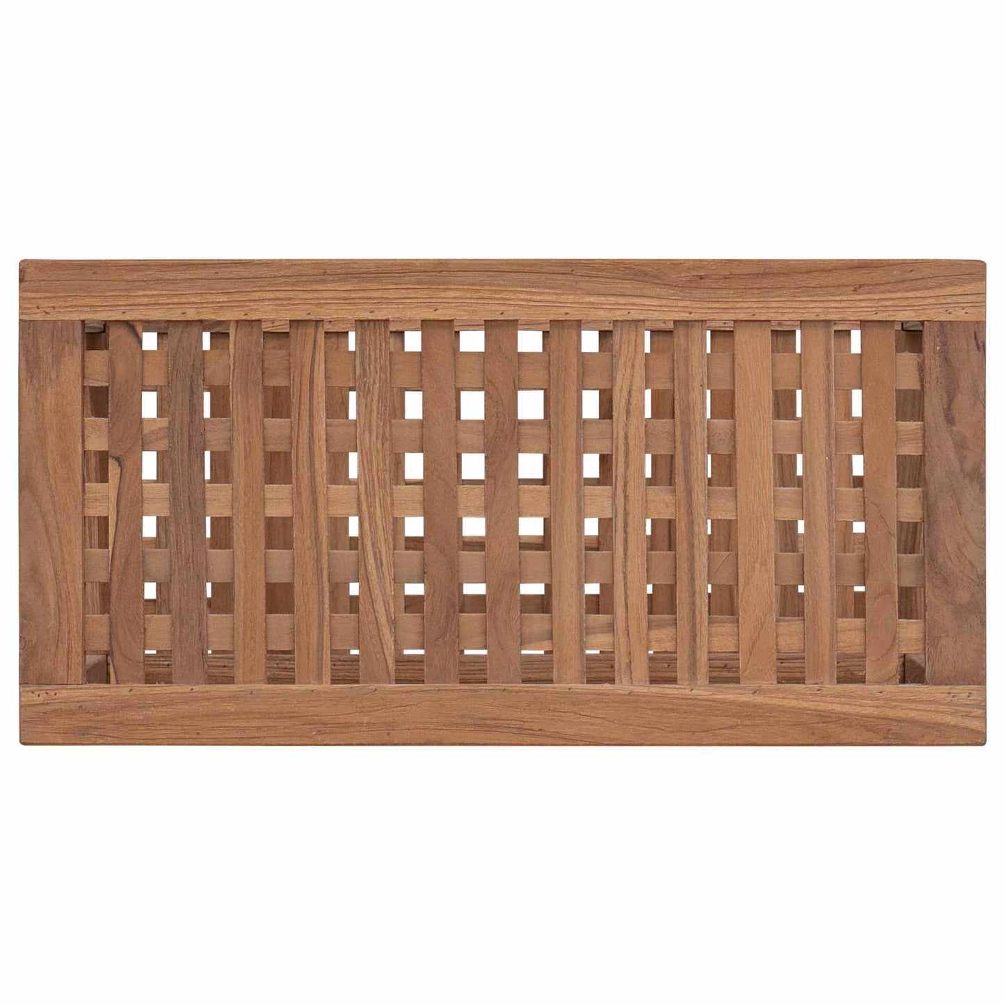Badkamer Bijzettafel Naturel 60 x 30 x 45 cm Massief Teakhout is nu te koop bij PeponiXL, paradijselijk wonen!