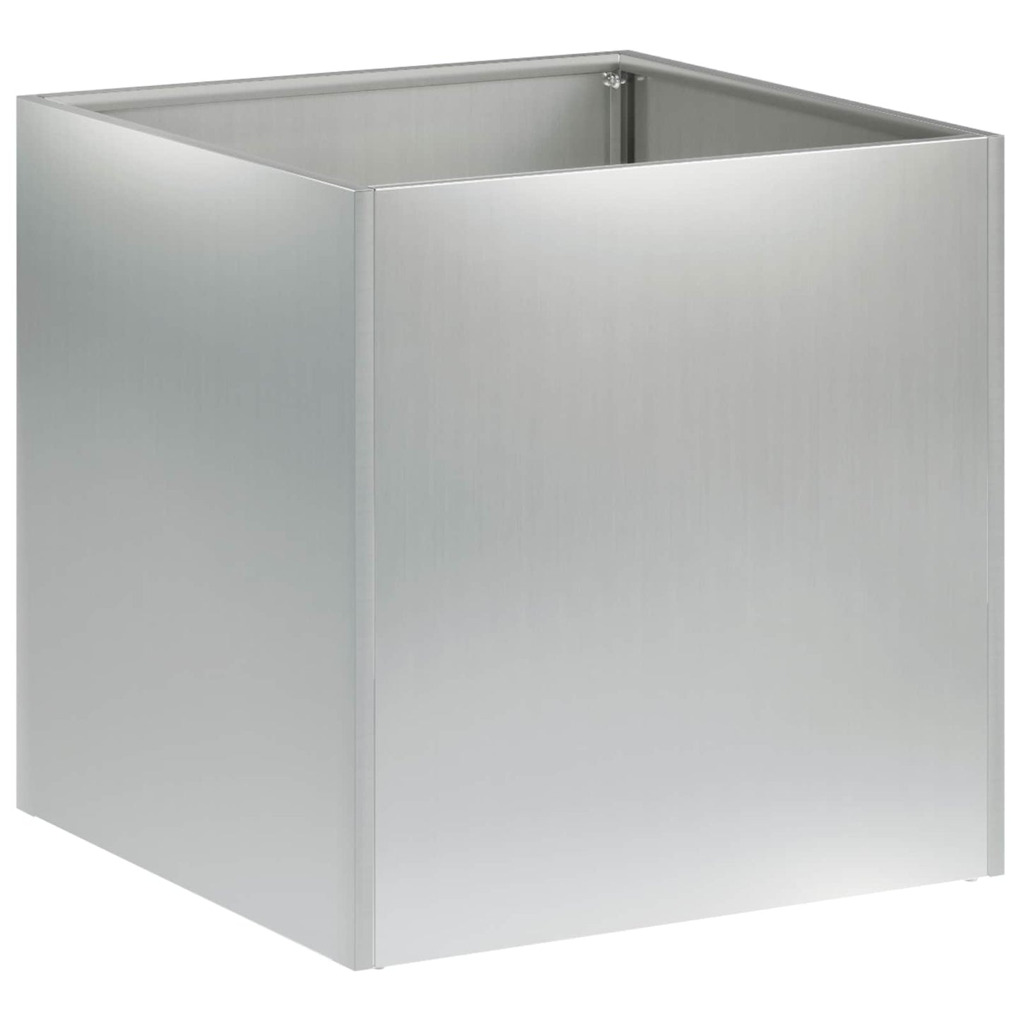 Tuin Bloempot 2 st zilver 20 x 20 x 20 cm Gegalvaniseerd staal is nu te koop bij PeponiXL, paradijselijk wonen!