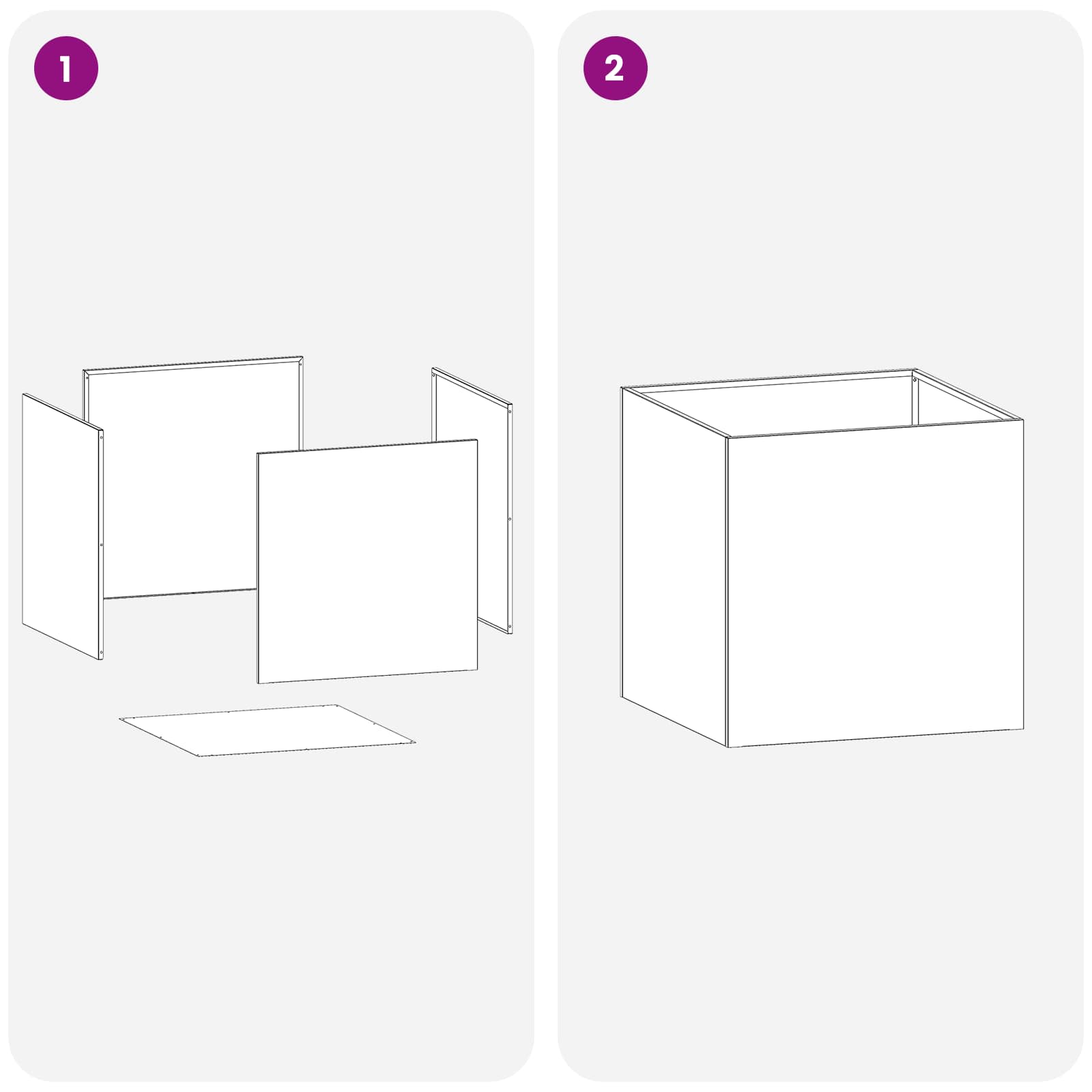 Tuin Bloempot 2 st Roestkleurig 25 x 25 x 25 cm weervast staal is nu te koop bij PeponiXL, paradijselijk wonen!